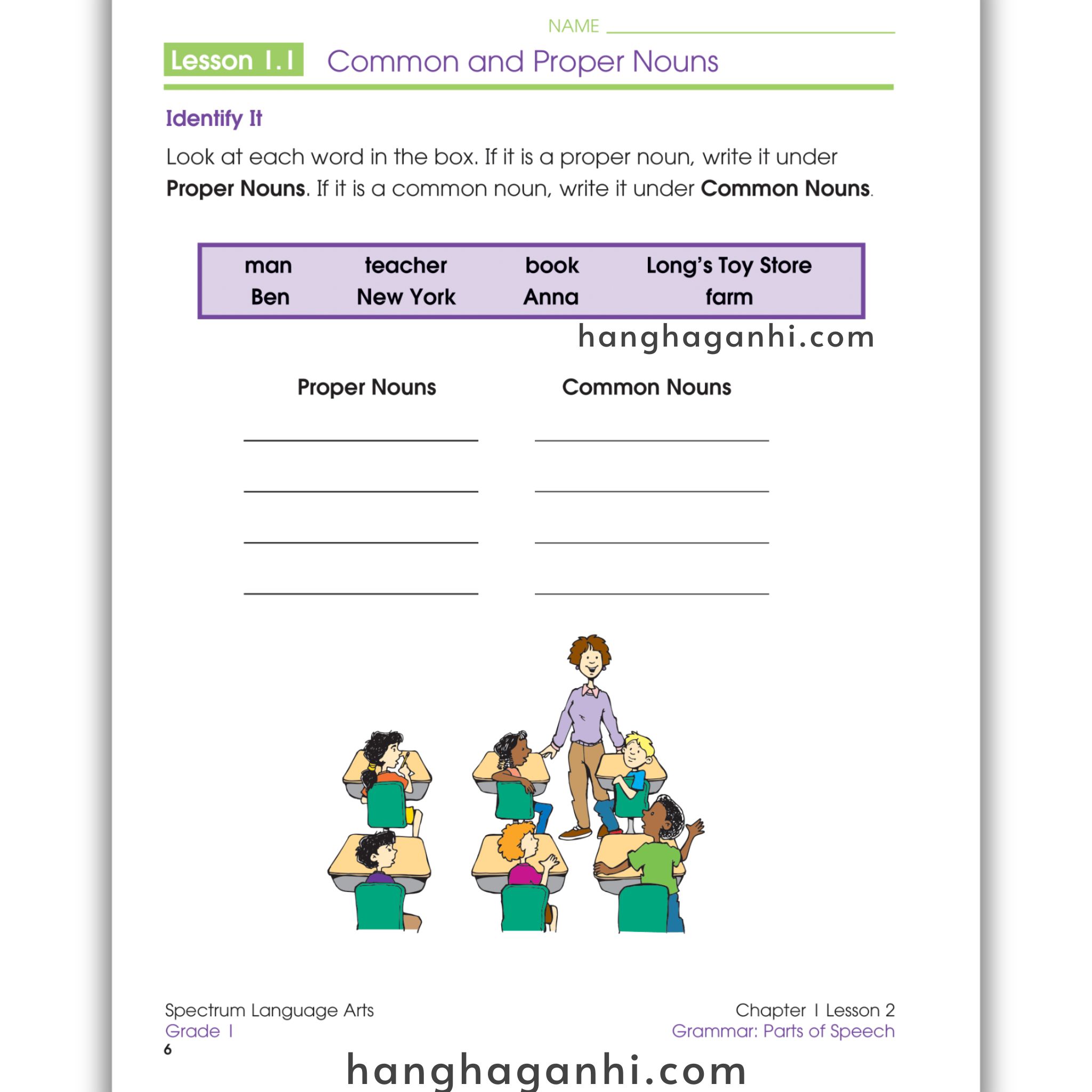 Sách Spectrum Language Arts Workbook Grade 1_thumbnail_4