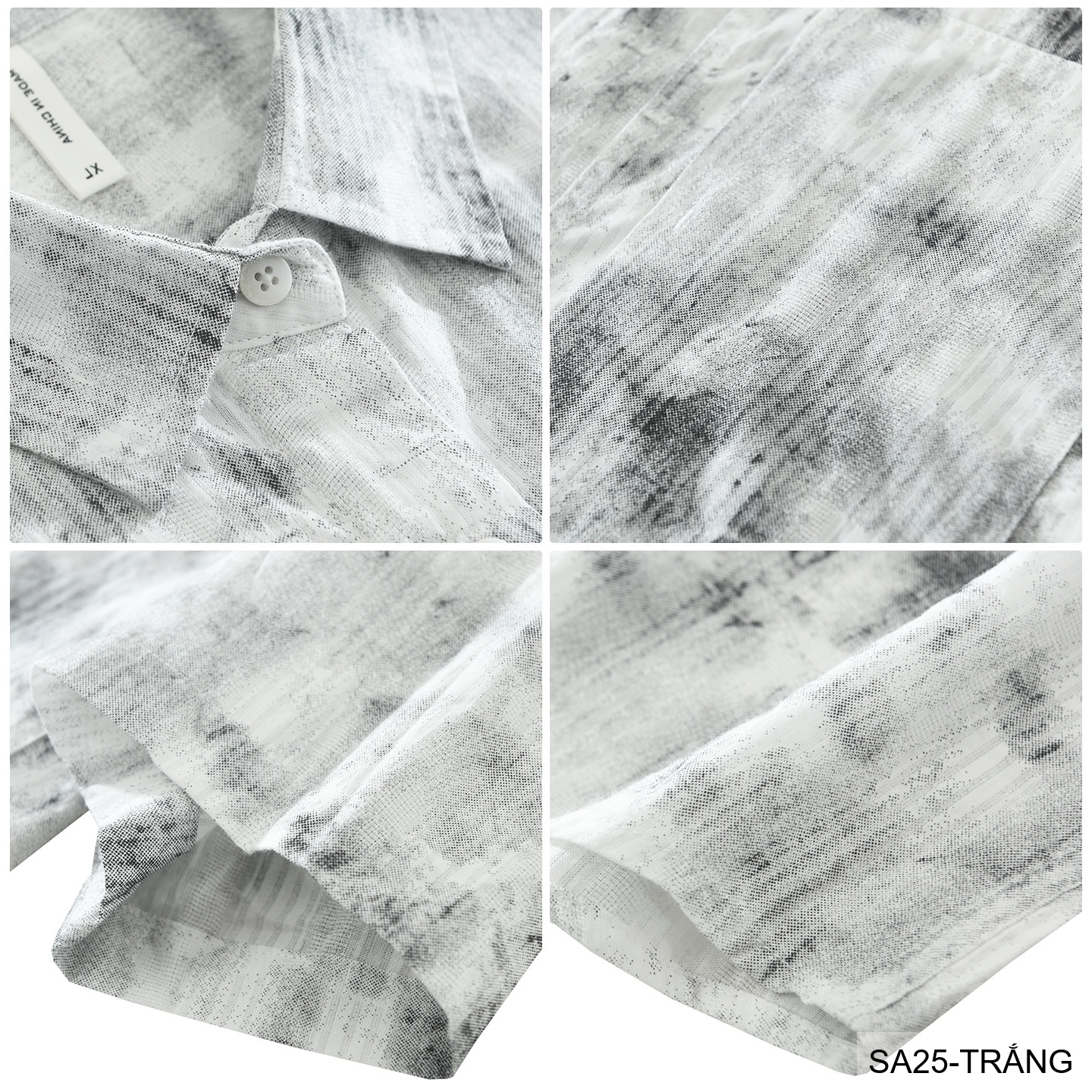 SA25 - Áo sơ mi nam ngắn tay họa tiết phong cách streetwear, chất cotton mềm mát, form rộng thoải mái_thumbnail_6