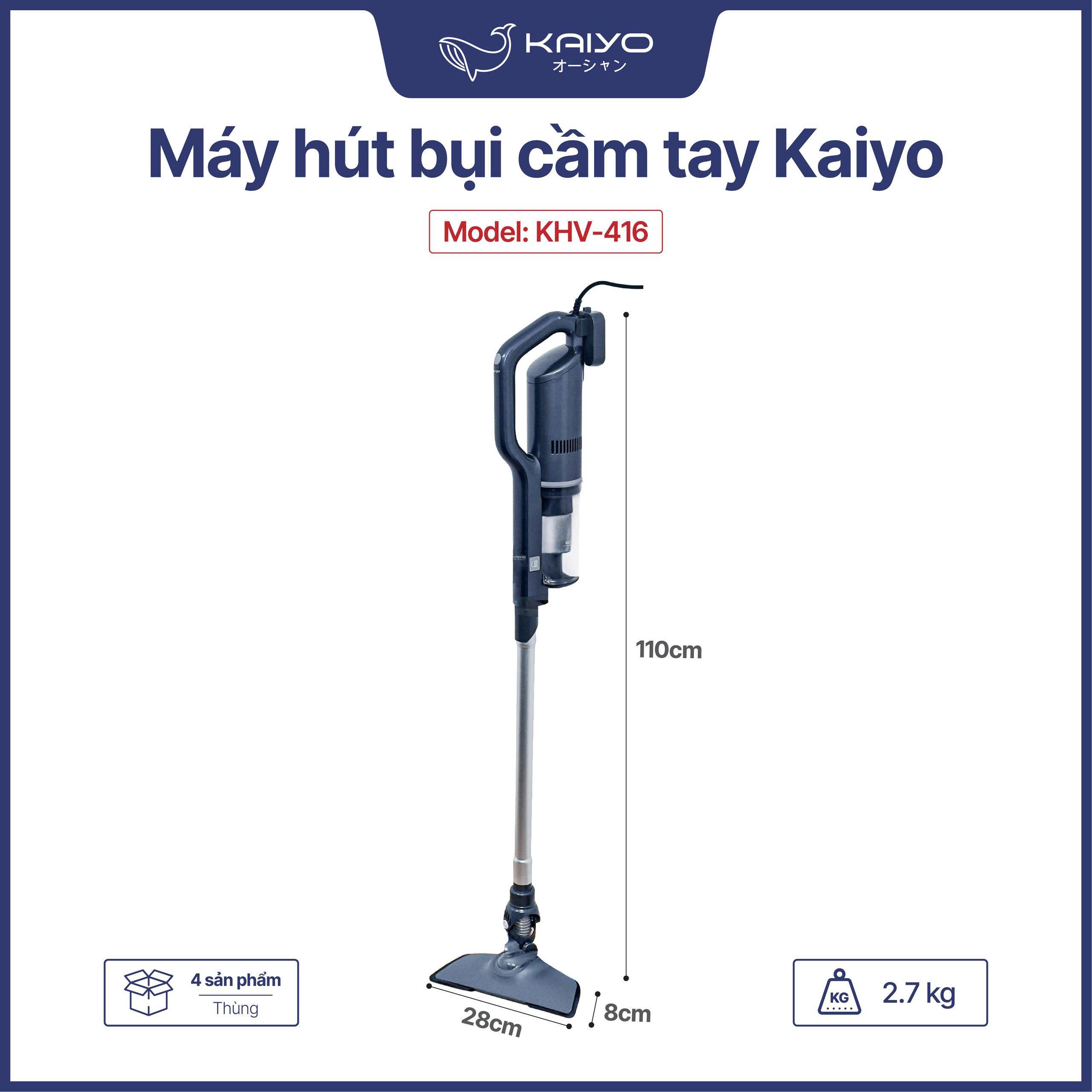 MÁY HÚT BỤI CẦM TAY KAIYO KHV-416