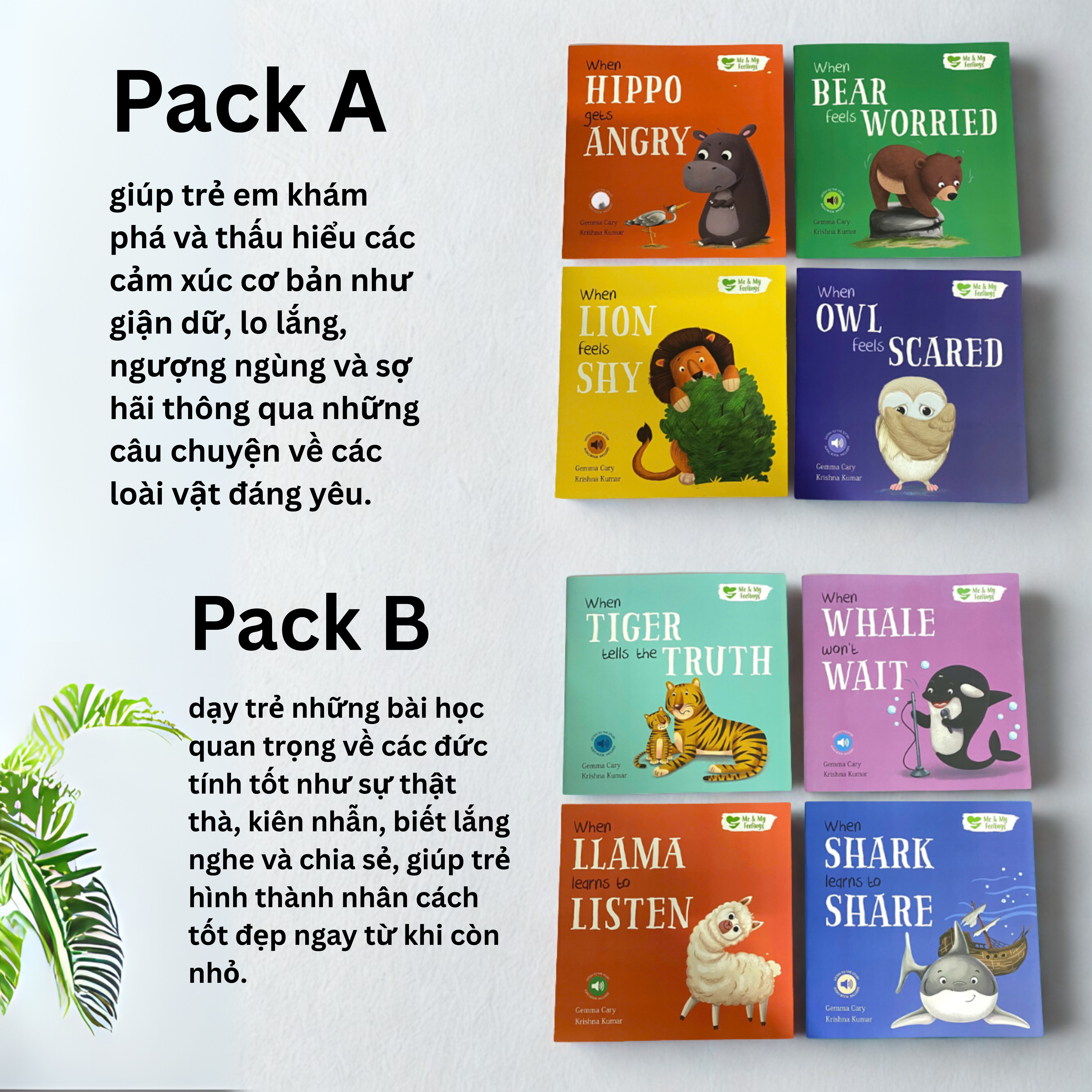 Combo 8 cuốn Feeling Pack A+B