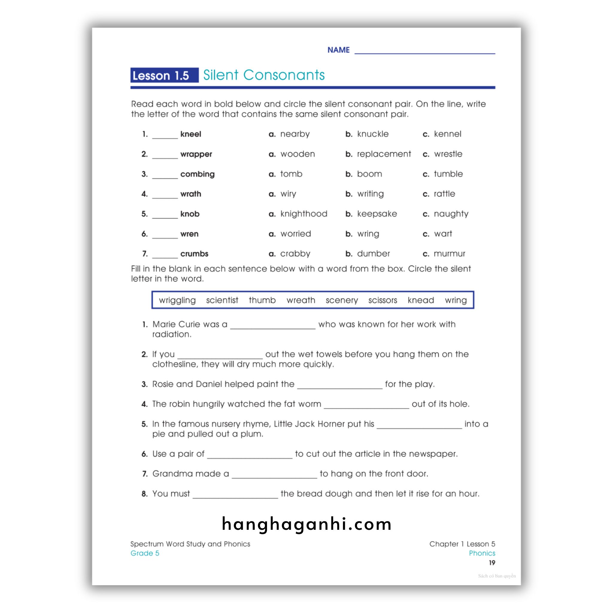 Sách Spectrum Word Study and Phonics Workbook Grade 5_thumbnail_17