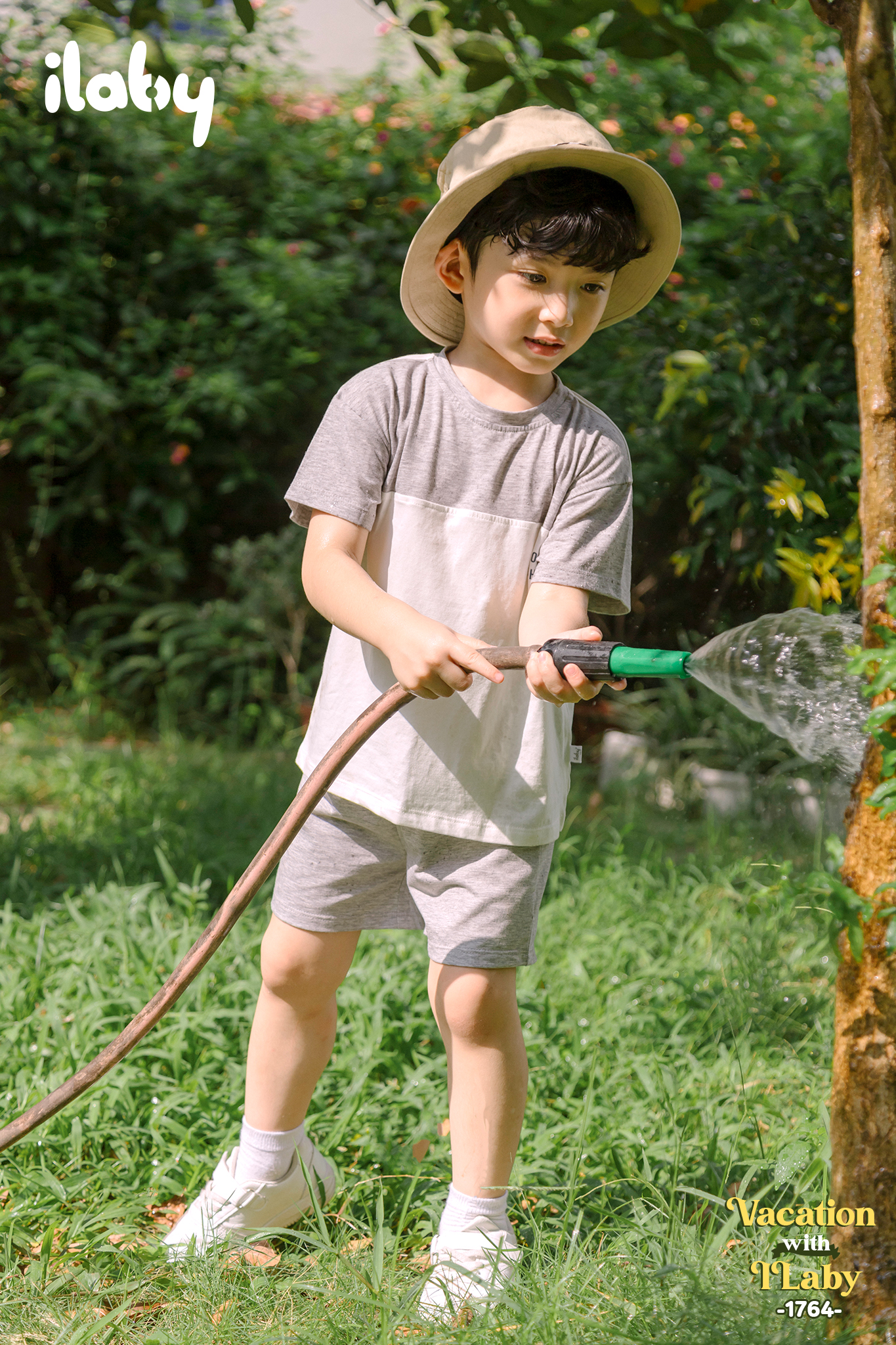 Bộ thun bé trai áo phối màu_thumbnail_1