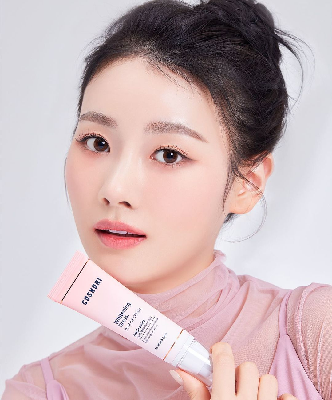 COSNORI WHITENING DRESS TONE UP CREAM - Kem Nâng Da Tông Tự Nhiên Giữ Ẩm - Chiết Xuất Hoa Anh Đào, Niacinamide - 50ml - [C001]_thumbnail_2