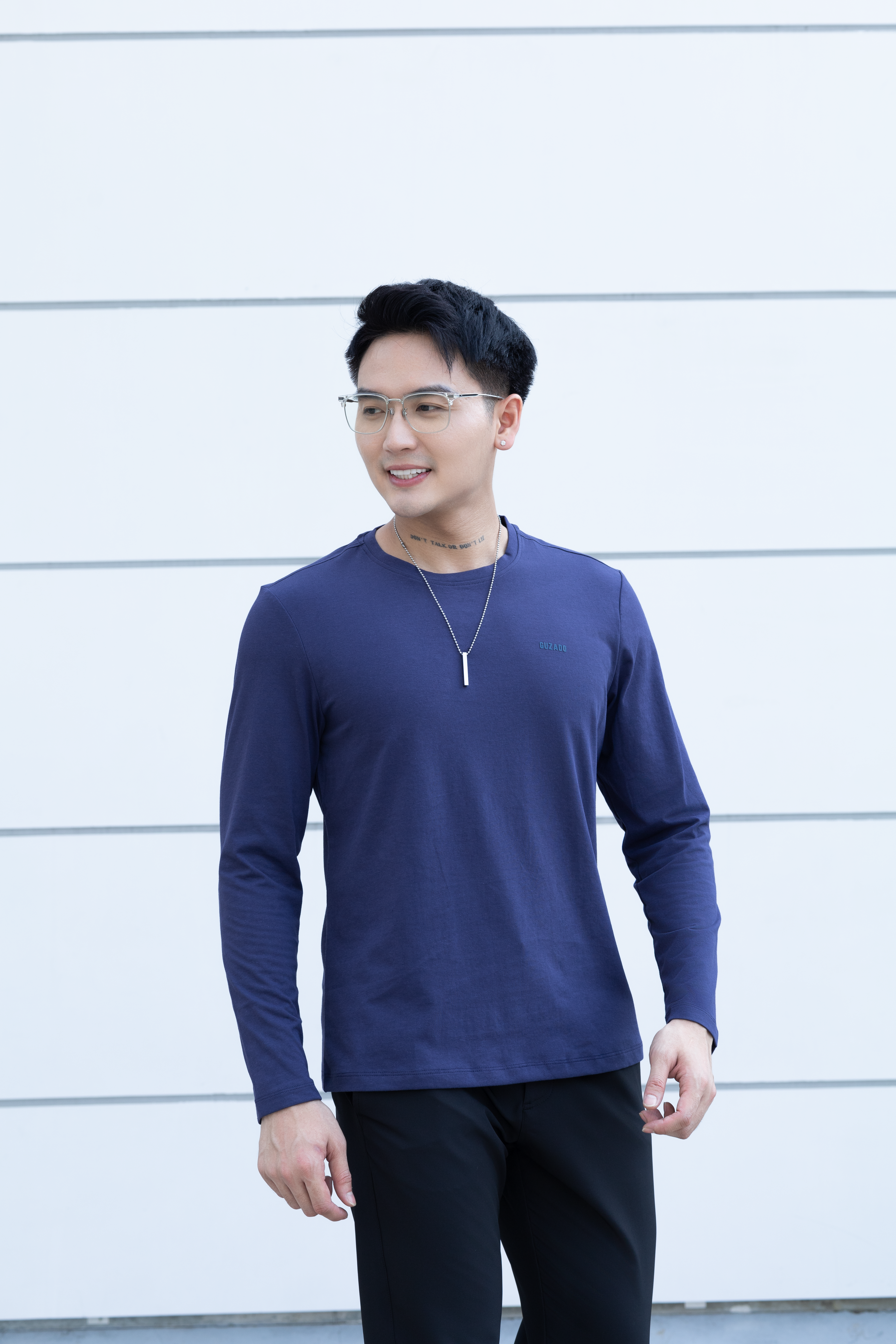 Áo Dài Tay GUZADO Cotton CVC GDT03_thumbnail_16