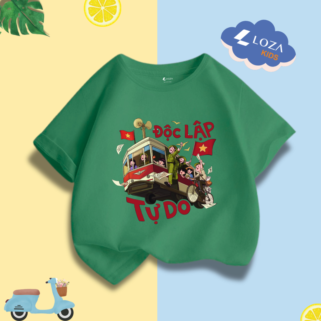 Áo phông in hình  'Độc lập tự do' cho bé - Loza Kids AT002VN_thumbnail_7