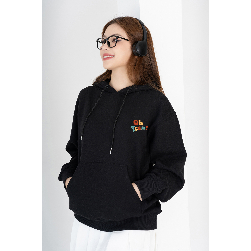 [Form Rộng] Áo hoodie nữ in chữ Oh Yeah  - Loza NM6591_thumbnail_1
