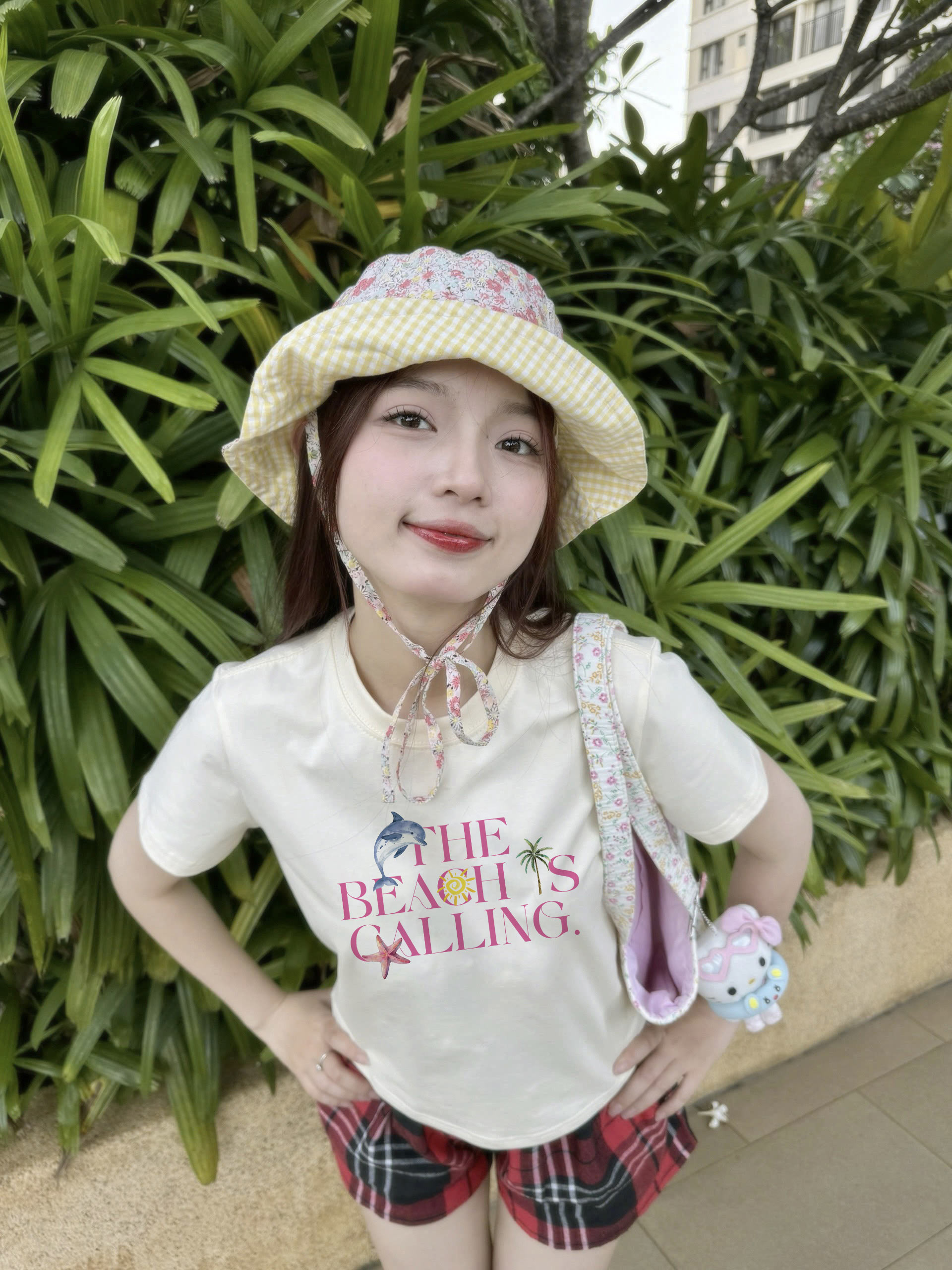 Áo baby tee ôm body hè biển 2156 Miucho cổ tròn vải cotton 4c thoáng mát in mix_thumbnail_4