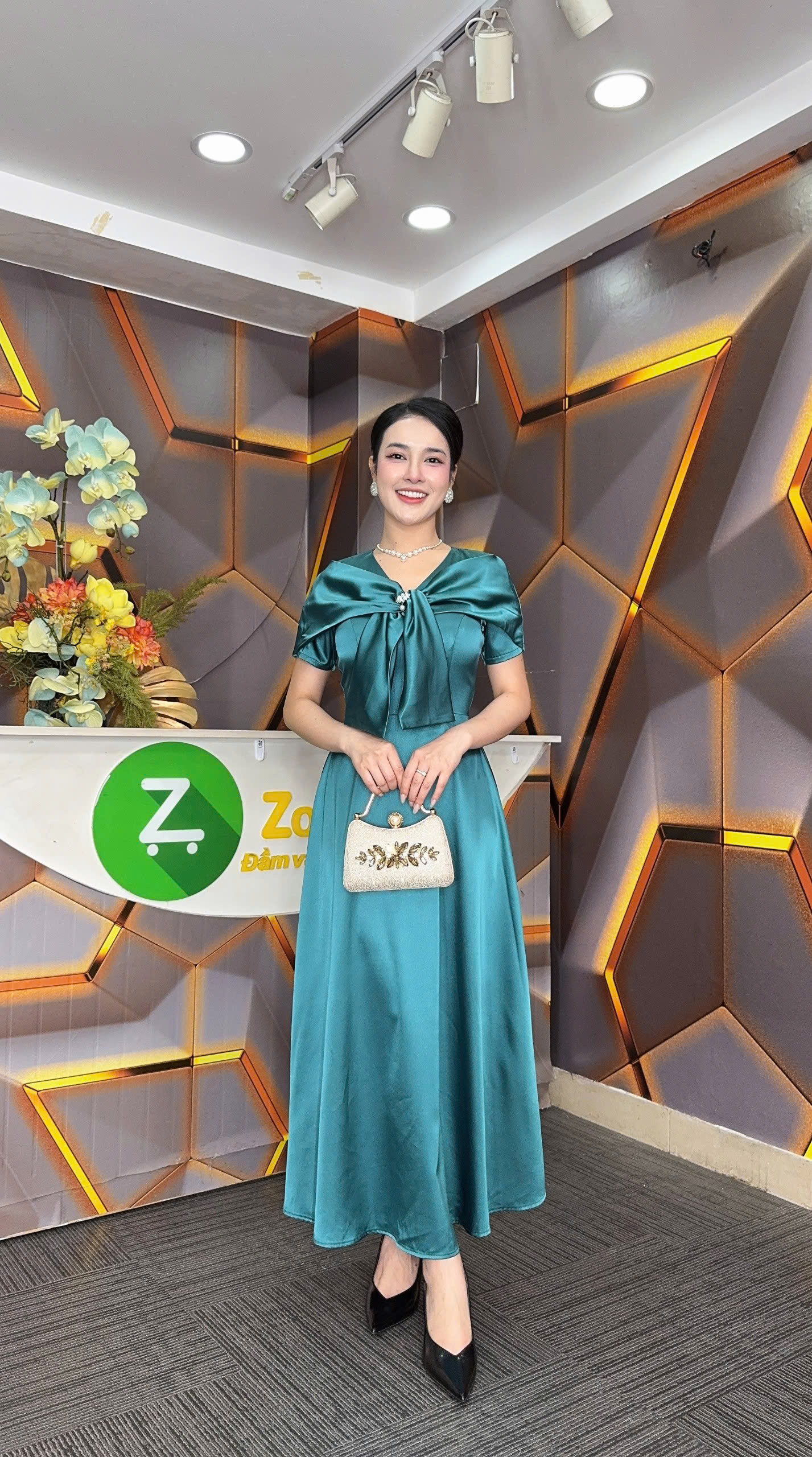 Đầm xòe - Y1909 - Thương hiệu Zonbig_thumbnail_1