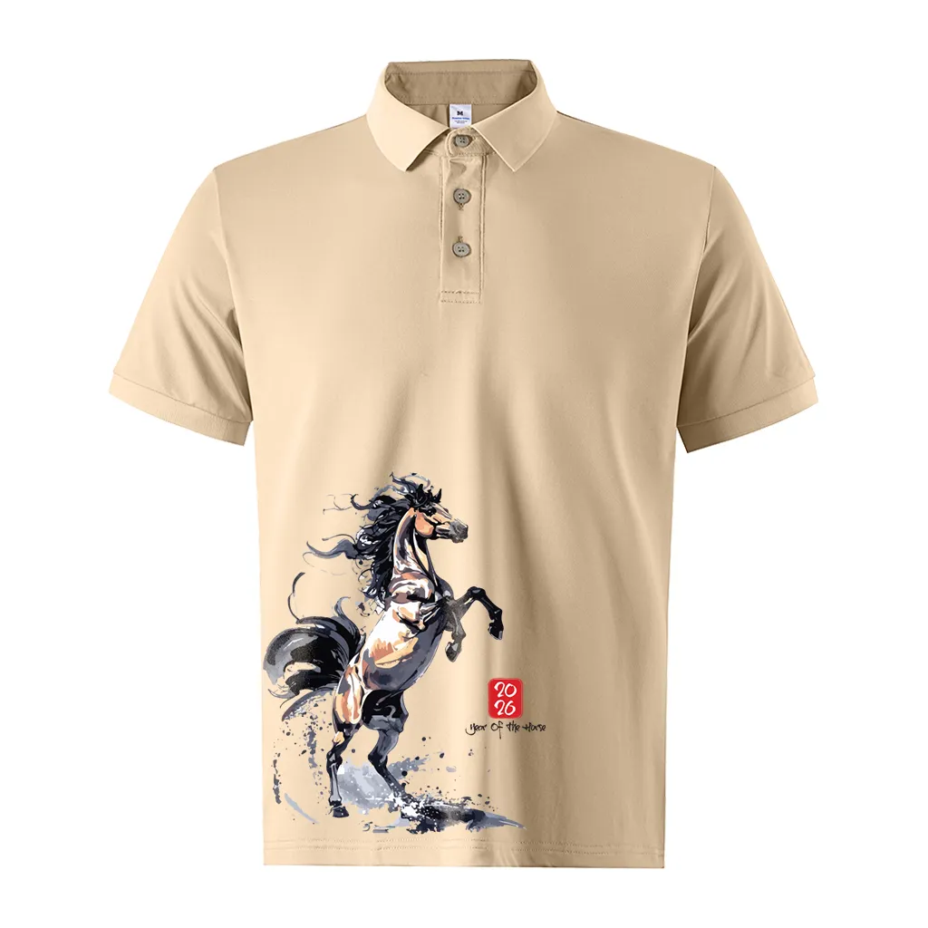 Áo polo Tết Bính Ngọ nam form vừa Miucho Iconic vải poly cá sấu thoáng mát cổ trụ 2997_thumbnail_8