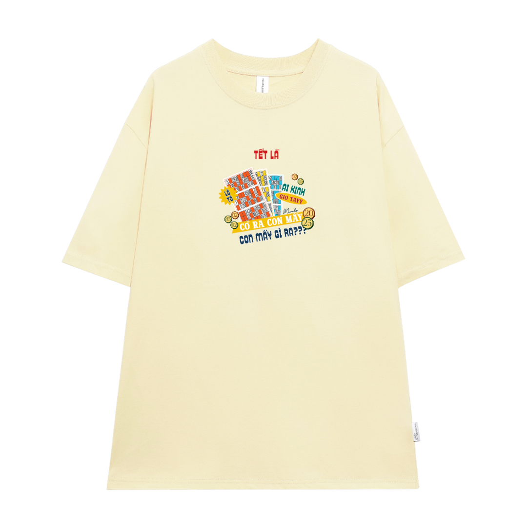 Áo thun TẾT LÀ form rộng cổ tròn chất vải cotton 4c thoáng mát Miucho BST in mix_thumbnail_11