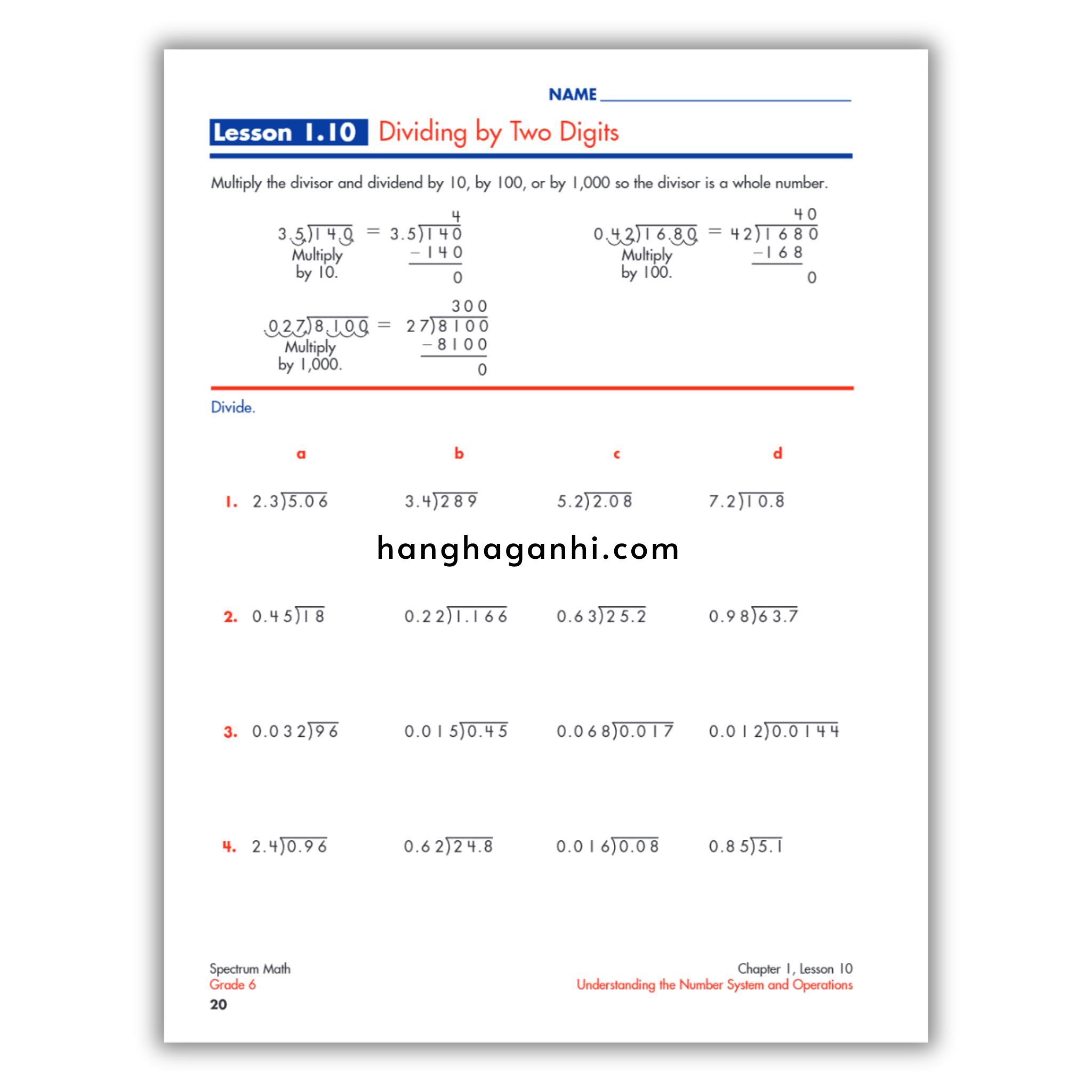 Spectrum Math Workbook Grade 6 - Sách Toán Tiếng Anh cho bé lớp 6_thumbnail_3