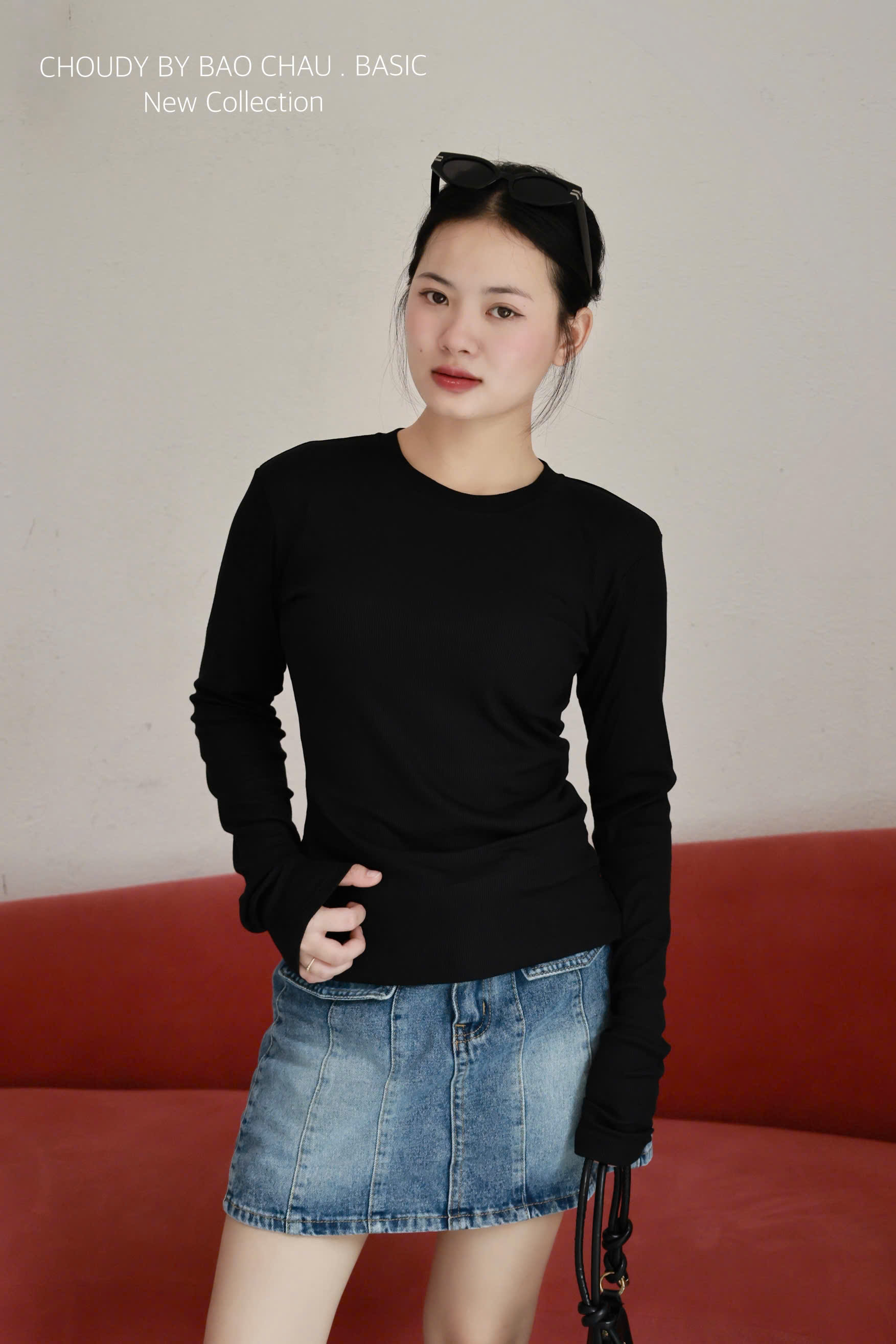 U753 ÁO THUN TAY DÀI 2 MÀU