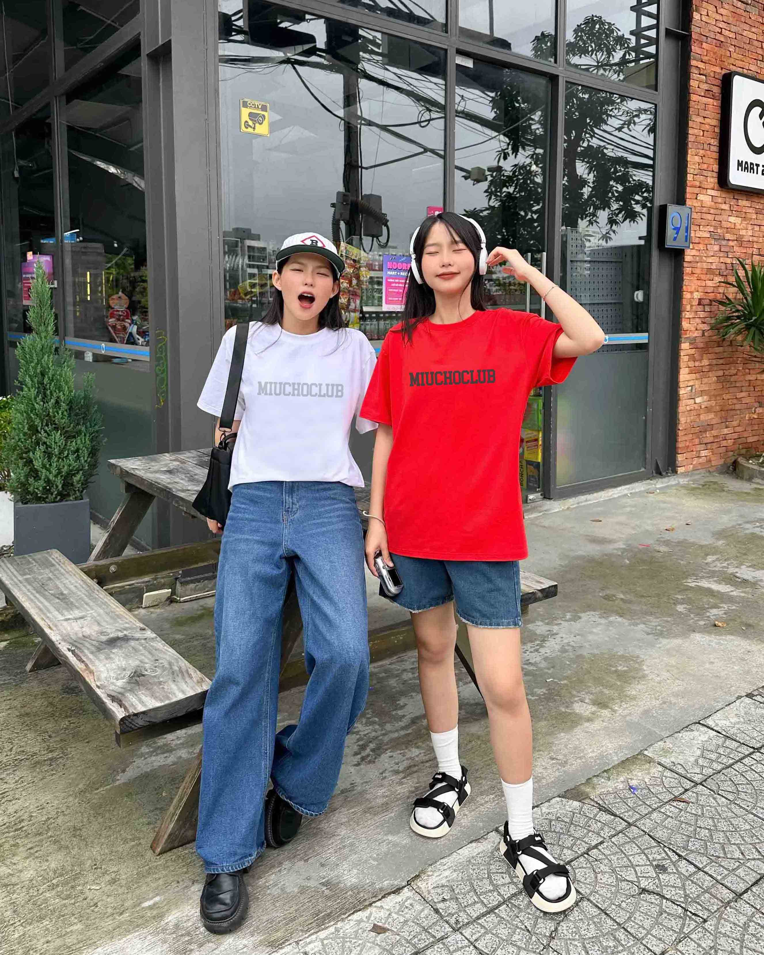 Áo thun nữ Local Brand form rộng chất vải cotton thoáng mát cổ tròn ATD1688 Miucho in basic_thumbnail_5