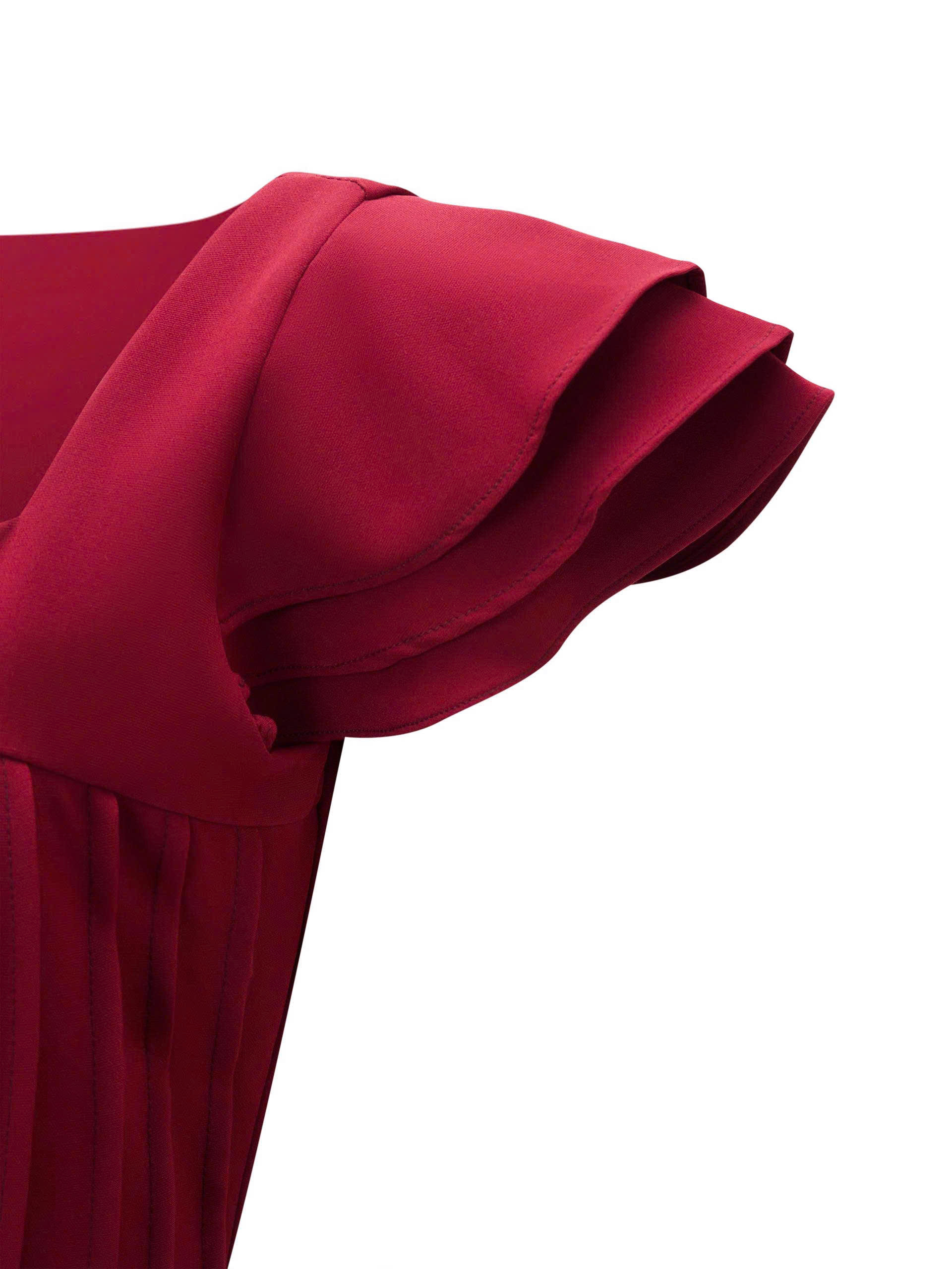 BIGSIZE - Đầm kiểu tay cánh tiên V- DA191_thumbnail_4