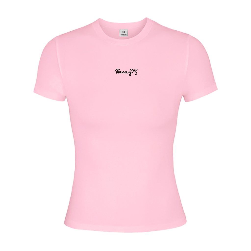 Áo baby tee ôm body local brand Beezy vải visco thoáng mát cổ tròn in basic 2681_thumbnail_13