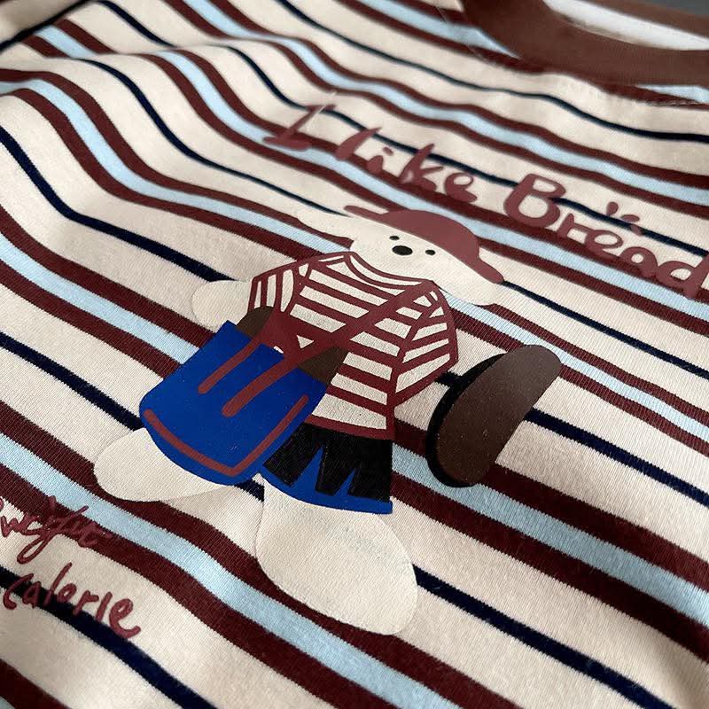 Set bộ cotton kẻ gấu nâu_thumbnail_1