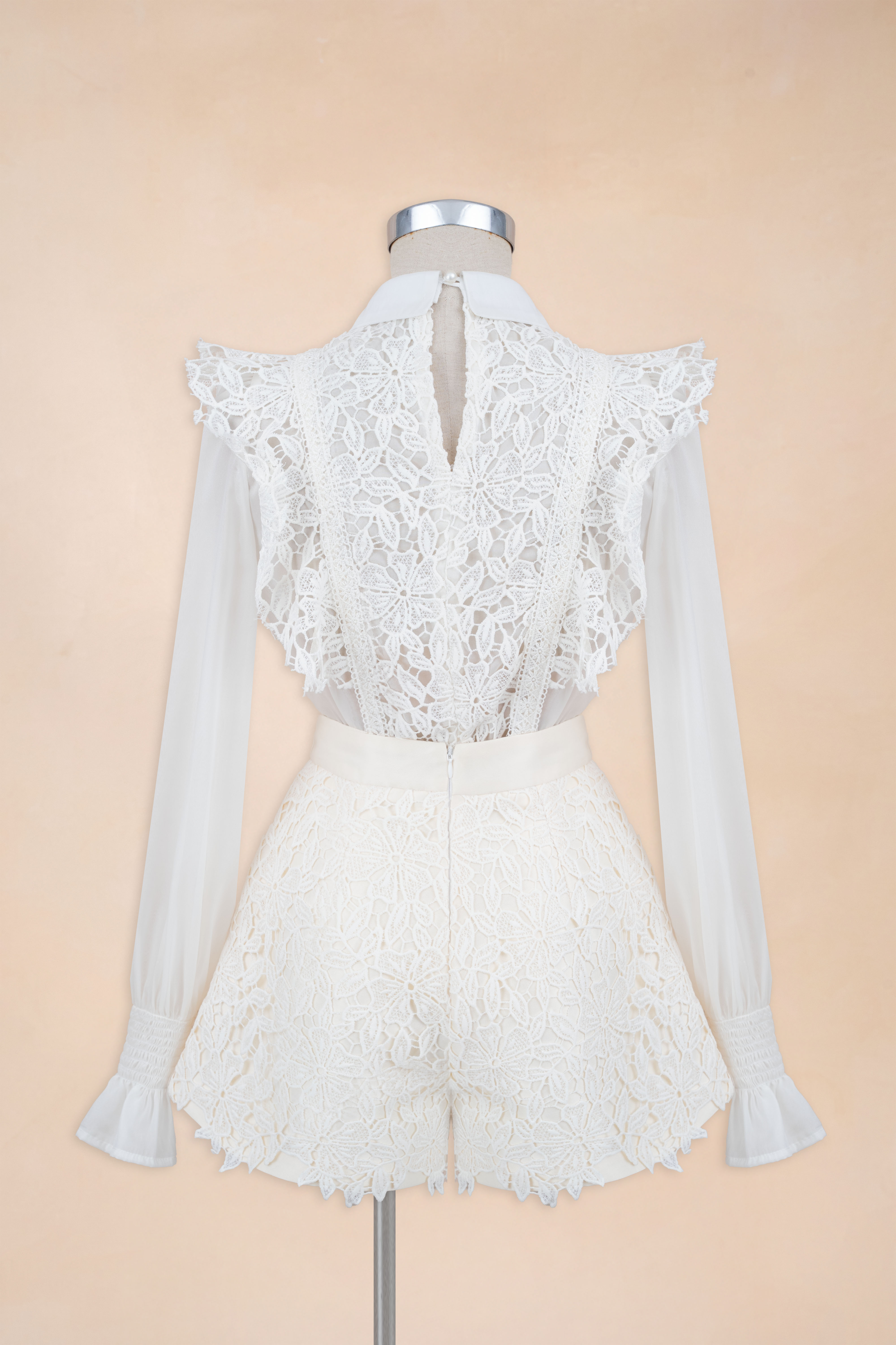 Áo Phối Ren Tay Tơ