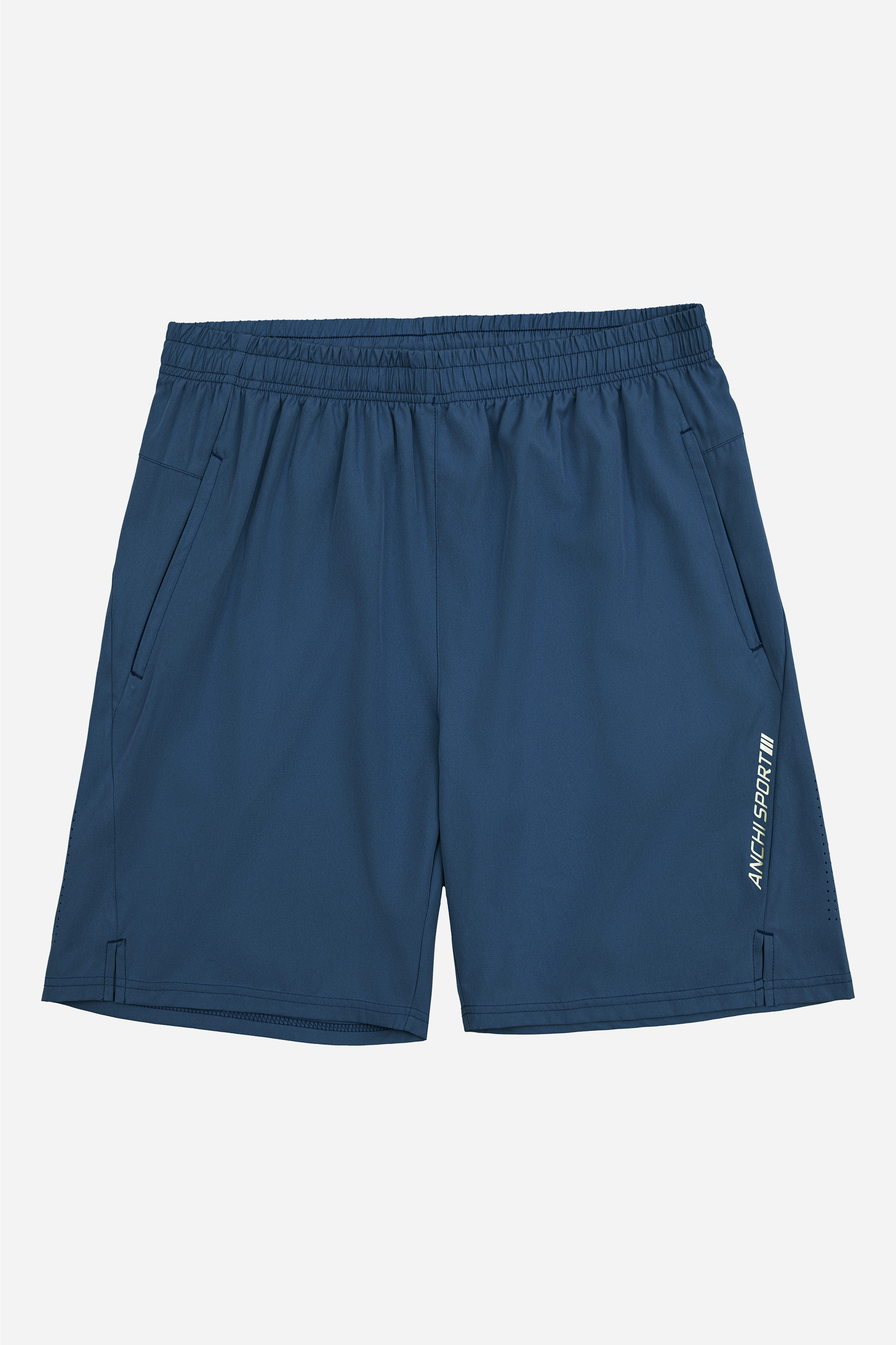 Quần Soọc Gió Thể Thao Laser Nam Trung Niên ANCHI Dáng Suông Dài Trên Gối Màu Cổ Vịt