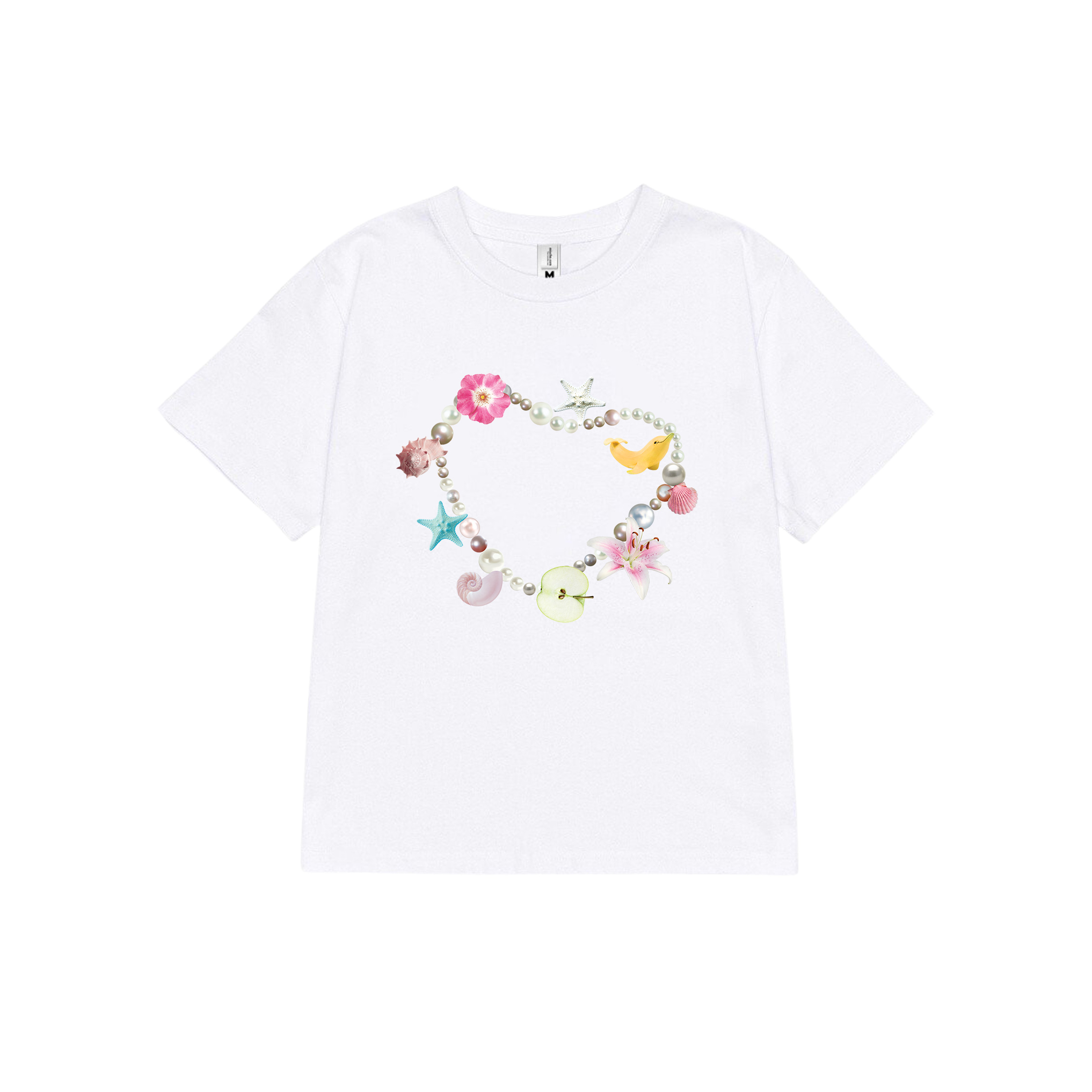 Áo thun baby tee mùa hè in trái tim xinh xắn ABD1312 Miucho tay ngắn cổ tròn hotrend in mix_thumbnail_18