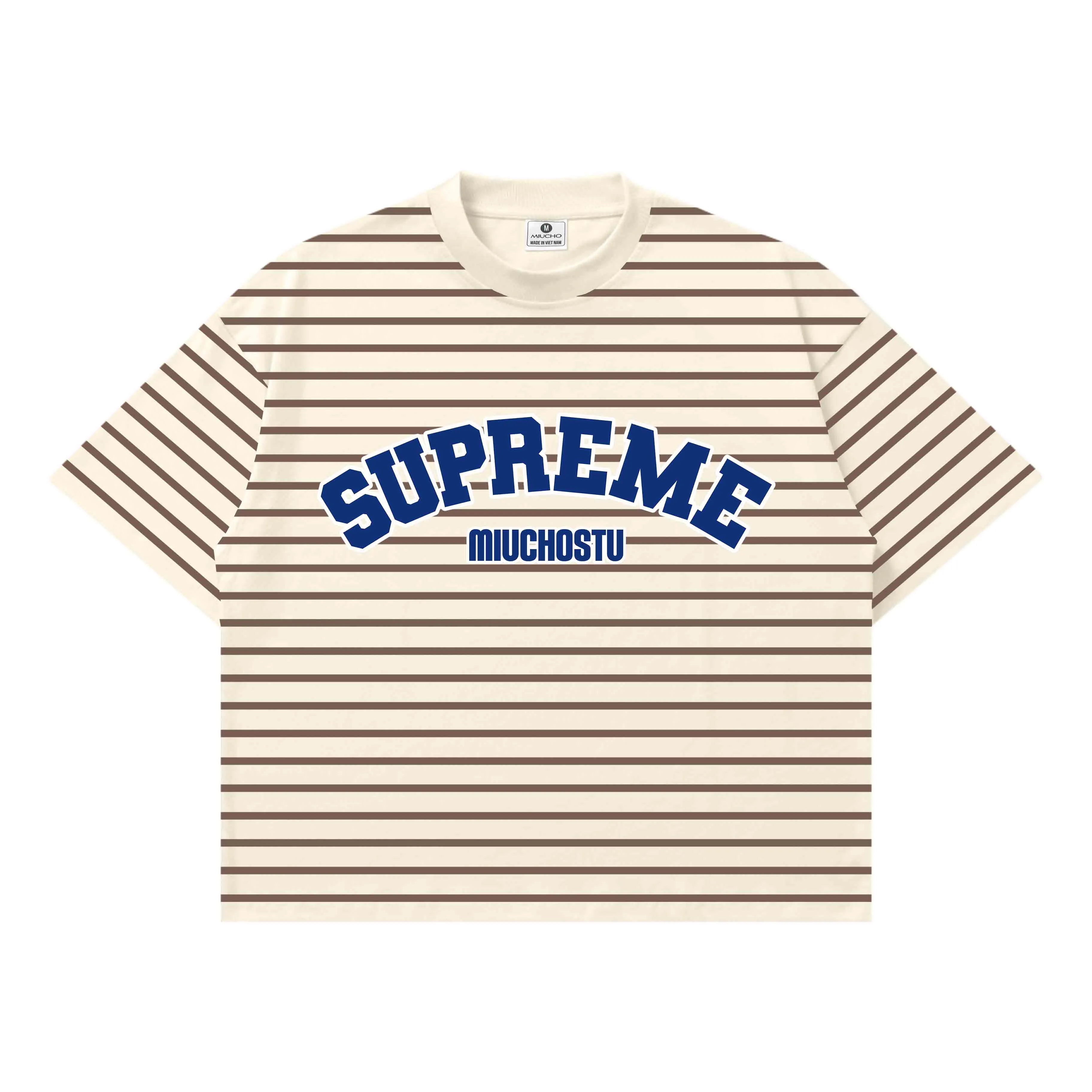 Áo thun nam nữ form boxy kẻ sọc mix màu Miucho vải borip thoáng mát mềm mại cổ tròn in basic 2830_thumbnail_7