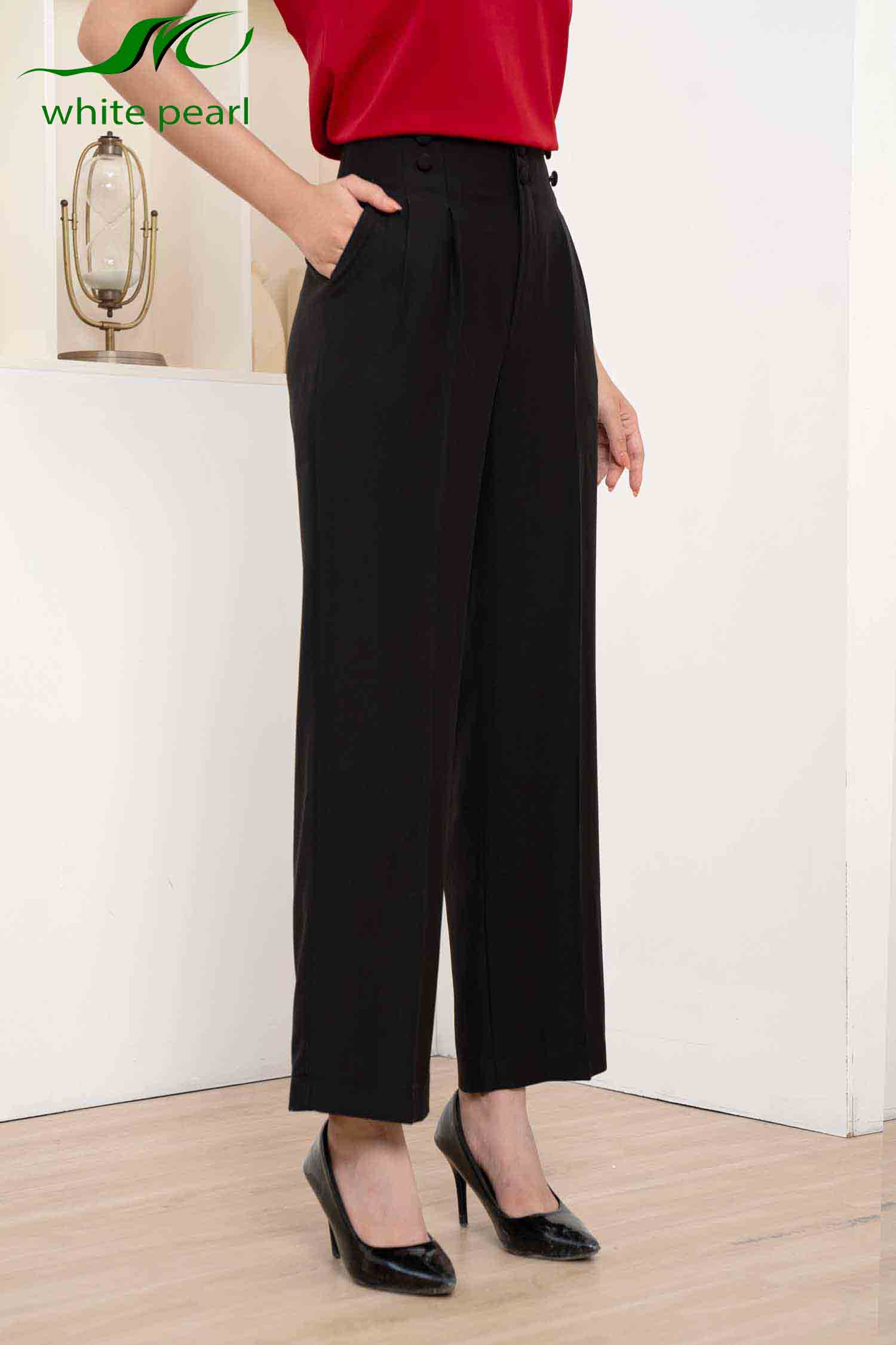 Quần ống suông 2 cúc liền thời trang công sở cao cấp White Pearl_thumbnail_2