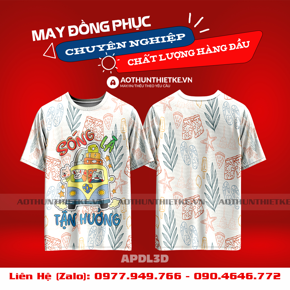Áo Phông Du Lịch 3D-TK52