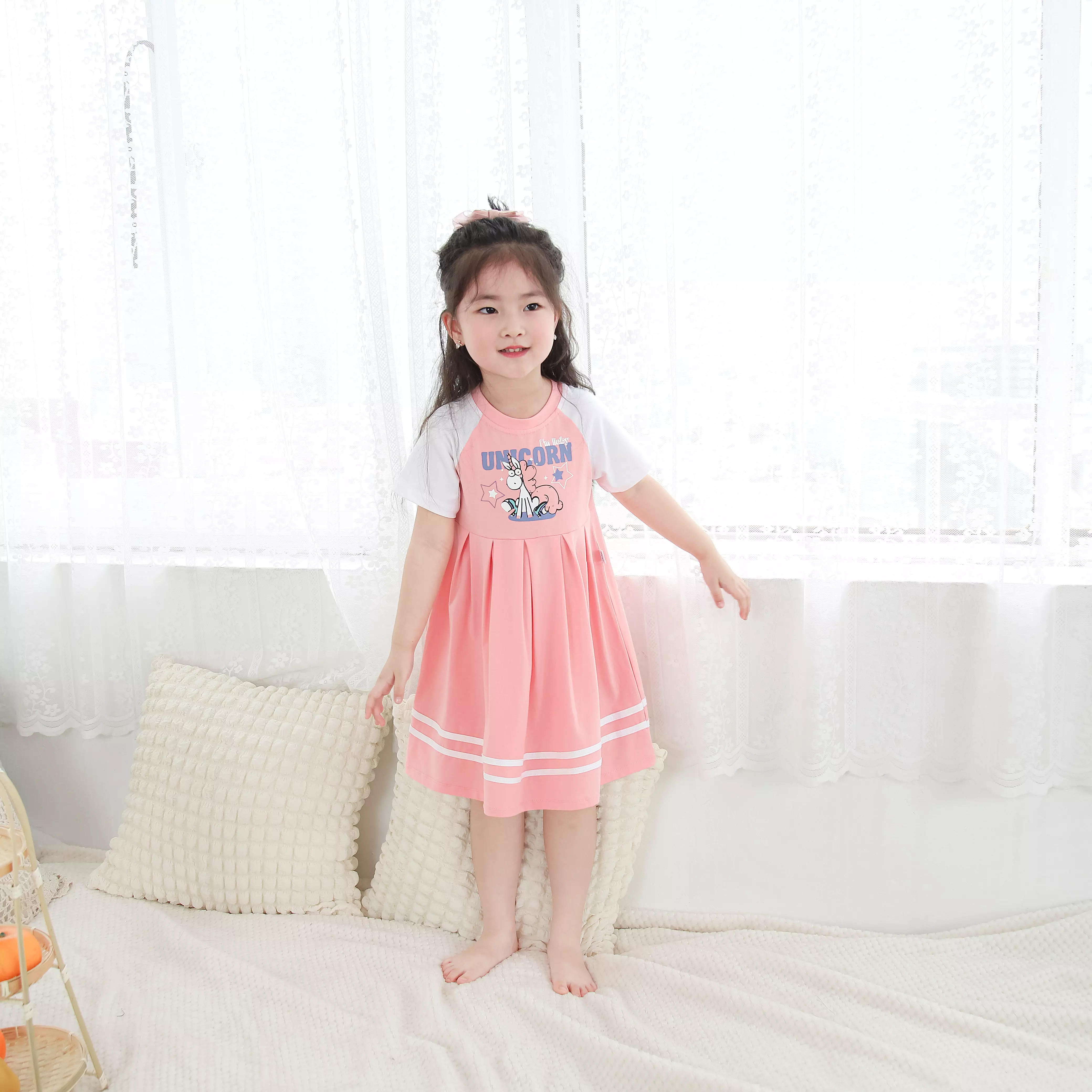 Váy thun in ngựa  hồng phối sọc_thumbnail_5