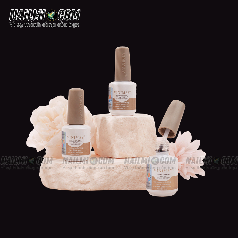 Top coat - kim cương - Vinimay - 15ml_thumbnail_1