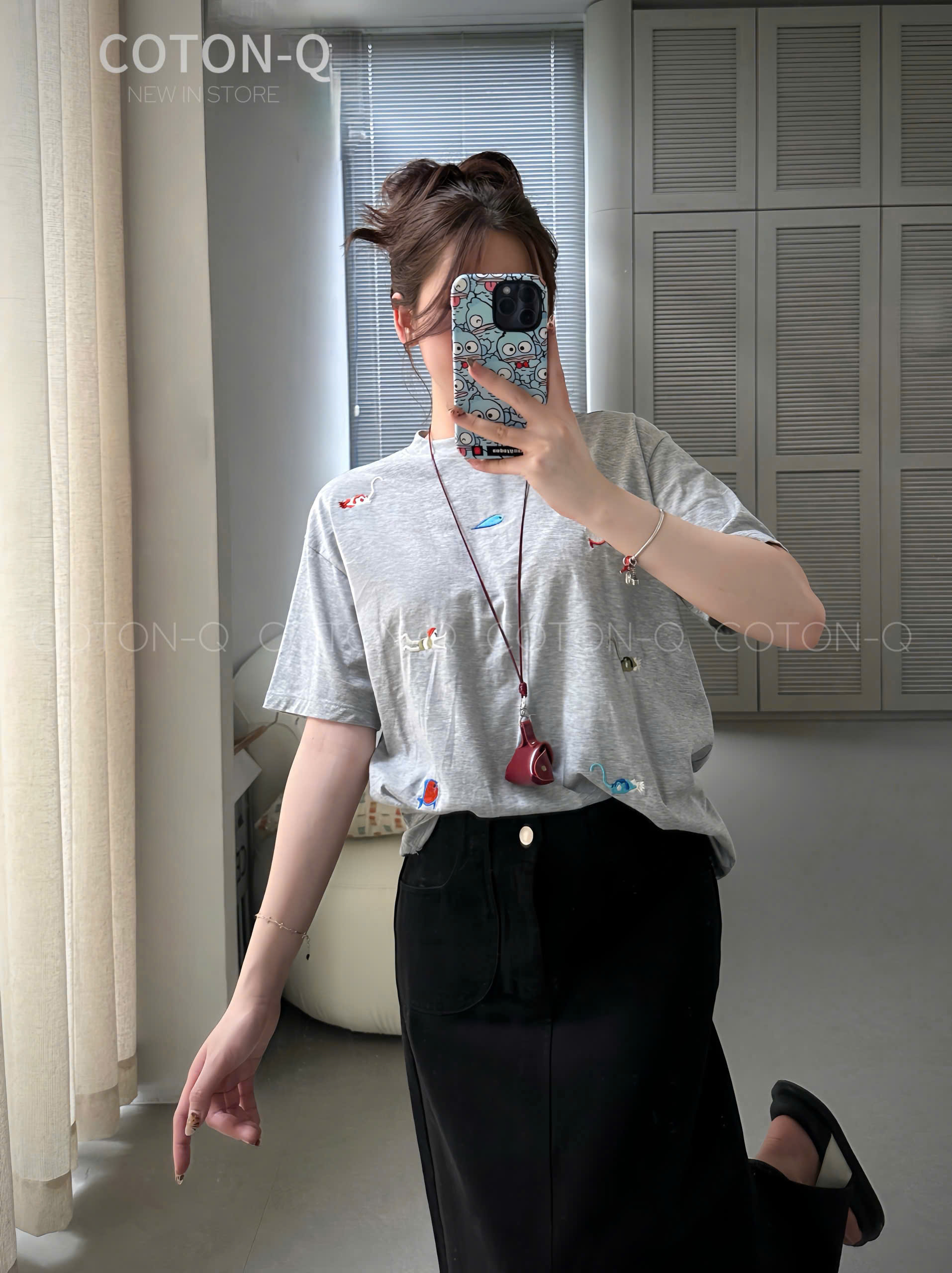 Áo thun thêu 2M ( XANH ĐEN )_thumbnail_9