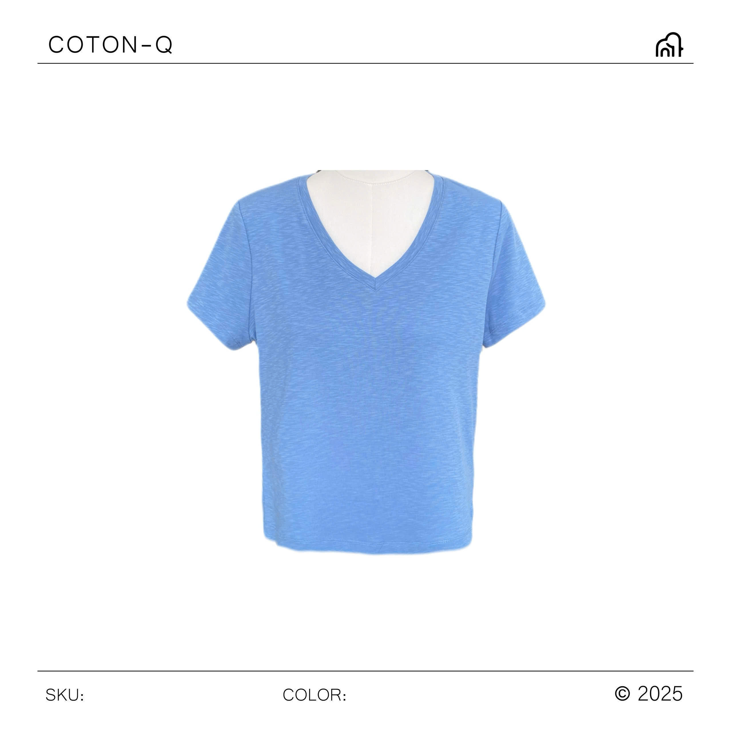 Áo thun xước cổ tim ( ĐEN ) - TRỘN CHIỀU DÀI_thumbnail_4