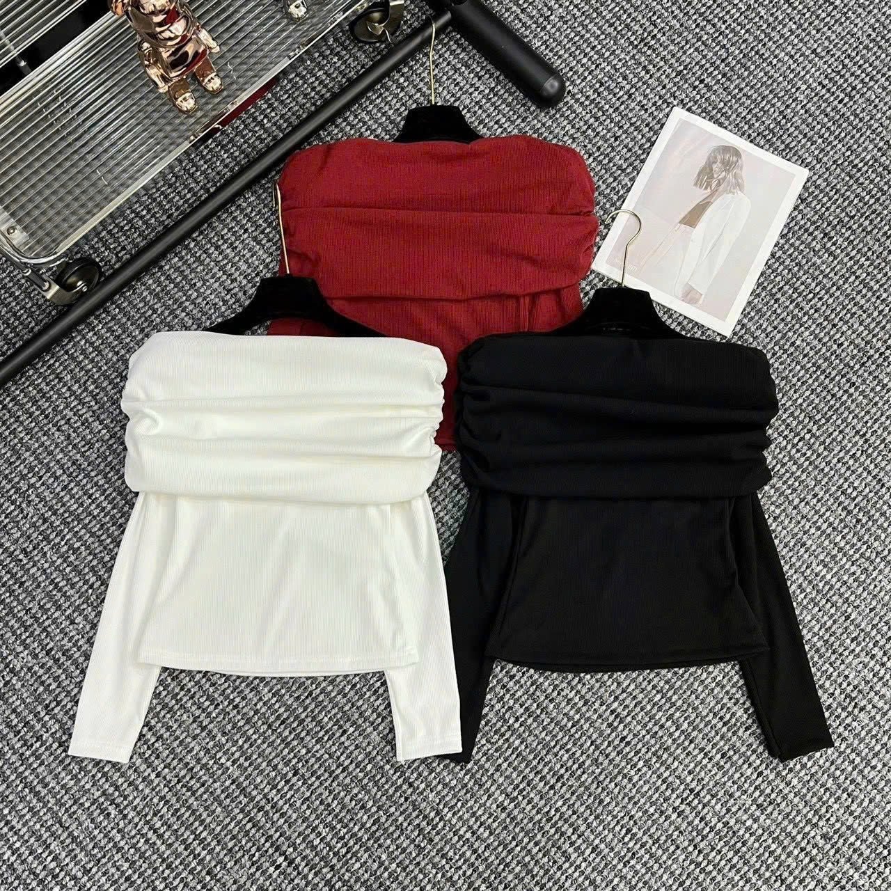 Áo thun trễ vai tay dài bigsize AT025 dành cho nàng béo mập từ 55-90kg_thumbnail_5