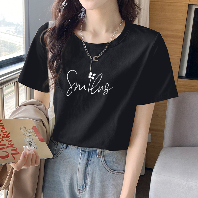 [Form Rộng] Áo phông nữ form rộng in chữ - Áo thun Loza CT6260_thumbnail_0