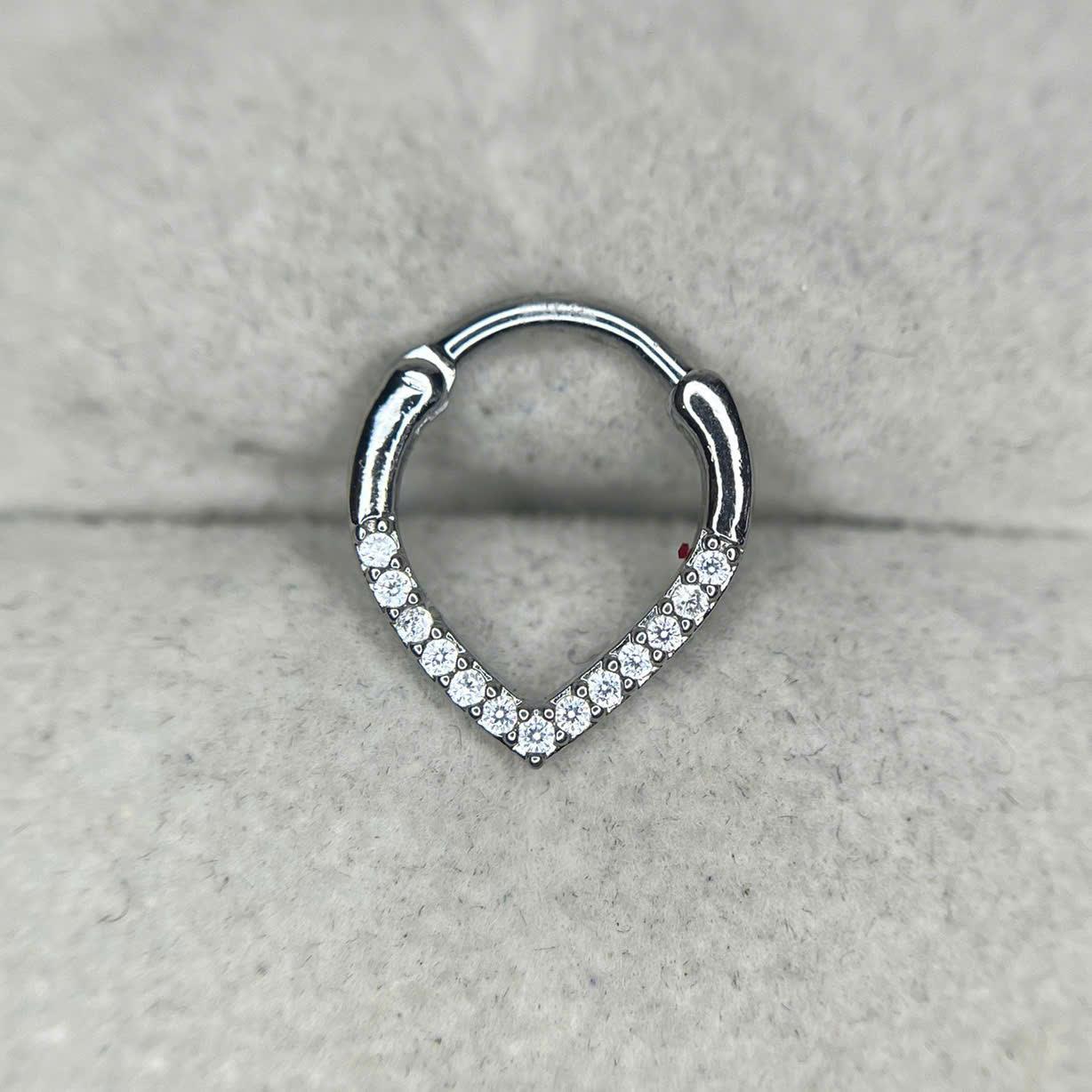 Daith kiểu giọt nước kim cương 10mm