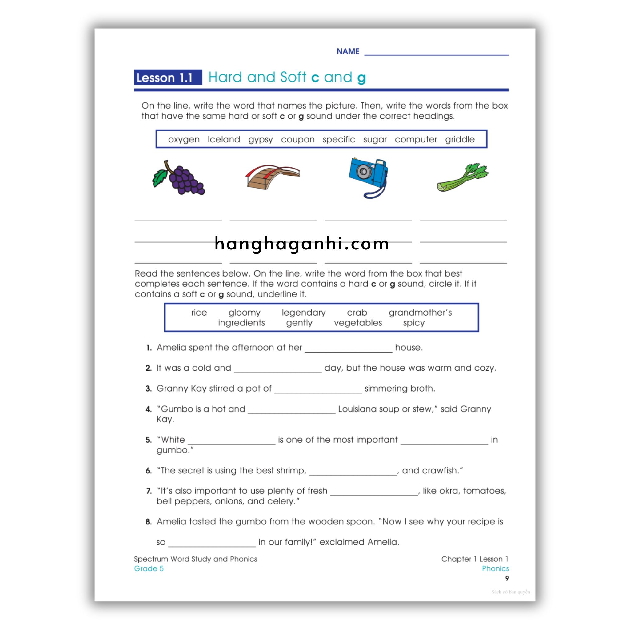 Sách Spectrum Word Study and Phonics Workbook Grade 5_thumbnail_14