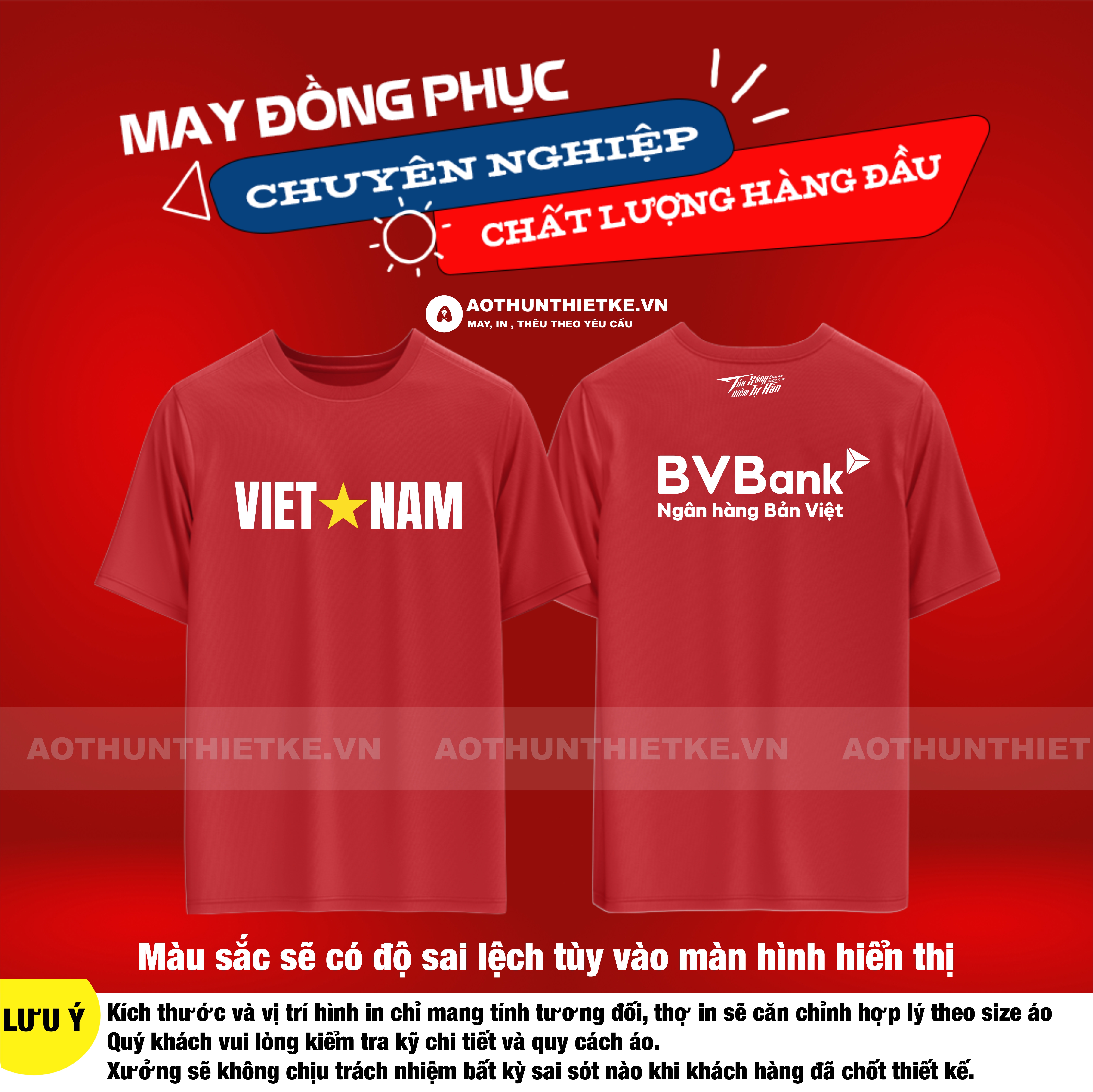 Áo Thun Đồng Phục BVBANK Ver 2