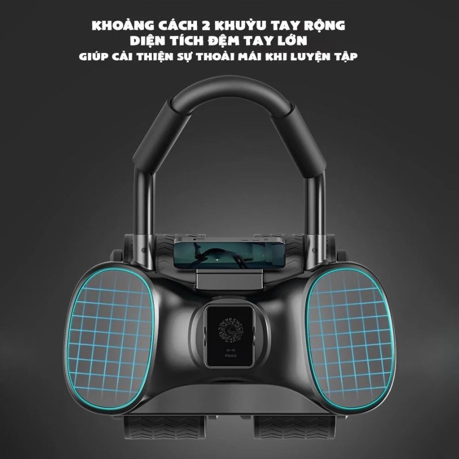 Máy Tập Bụng 4 Bánh Trợ Lực 2024 Tặng Kèm Thảm Tập Và Đệm Kê Gối_thumbnail_7