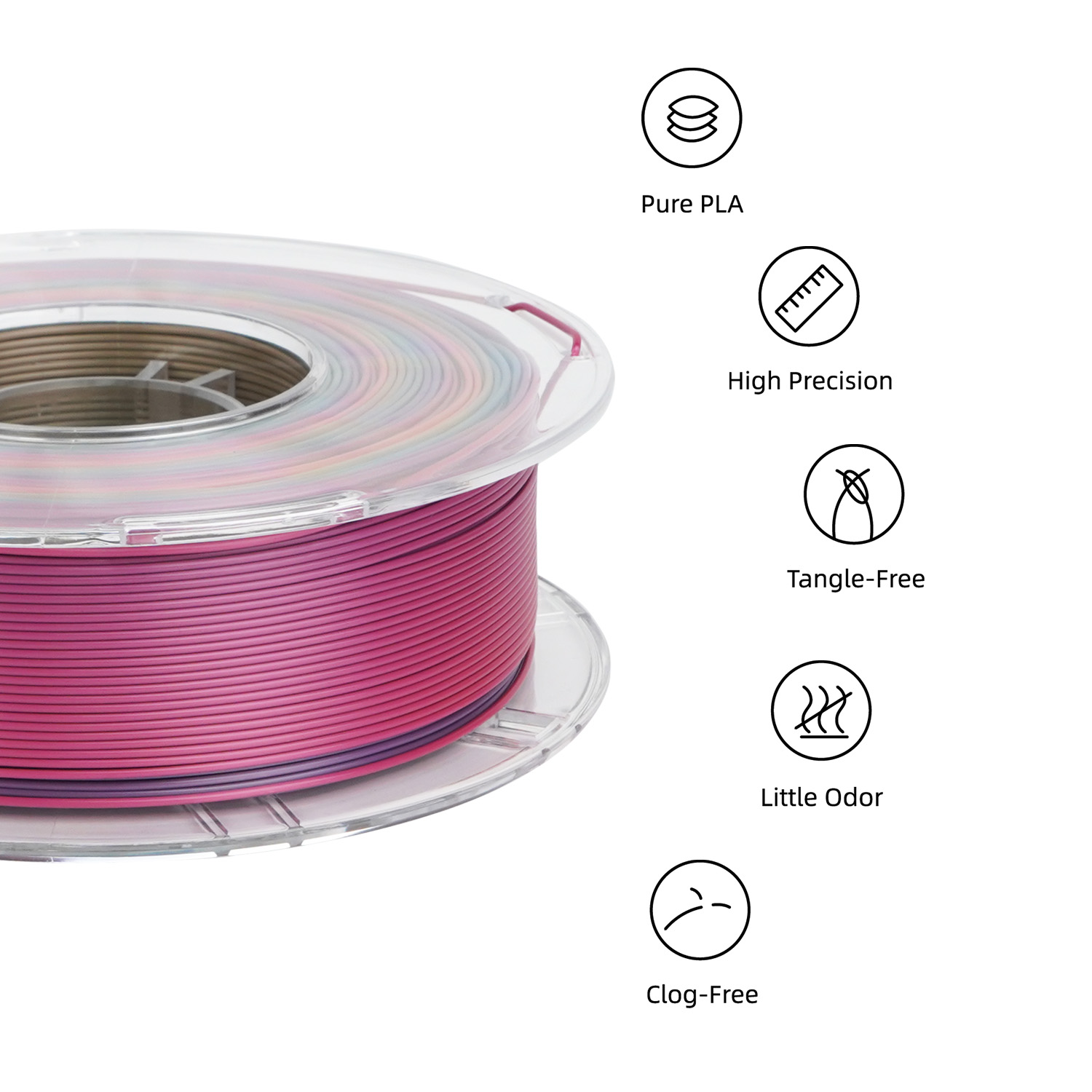 R3D PLA Silk [Rainbow 2] 1kg_thumbnail_2