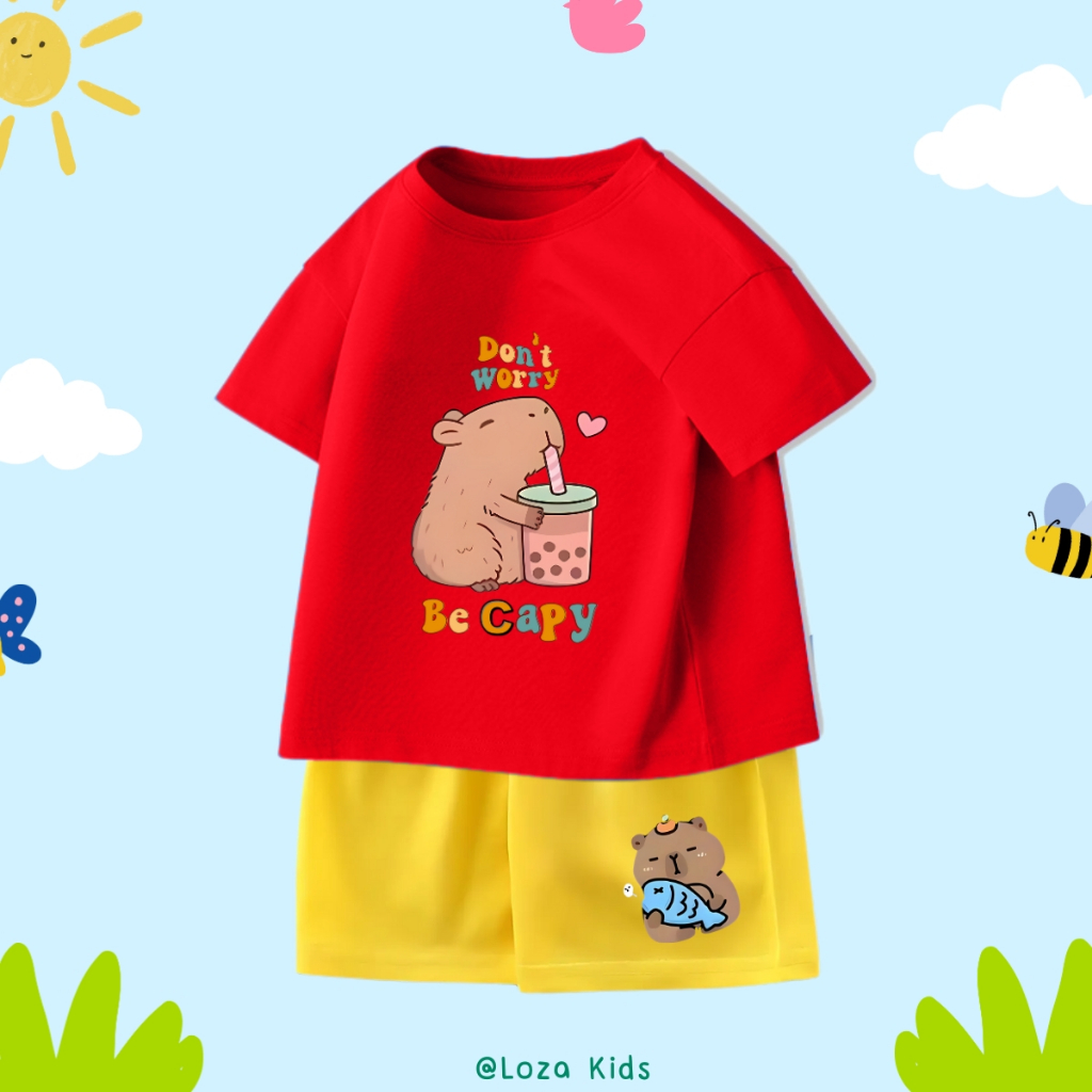Bộ quần áo bé  trai in hình Capybara - Loza Kids SB114_thumbnail_7