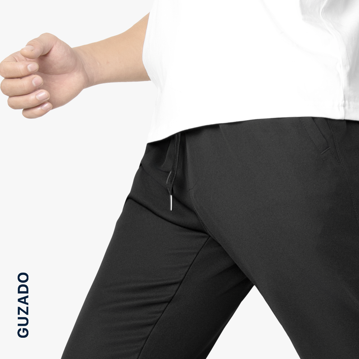 Quần Jogger GUZADO Cạp Chun, Ống Bo, Vận Động Thoải Mái GDC02