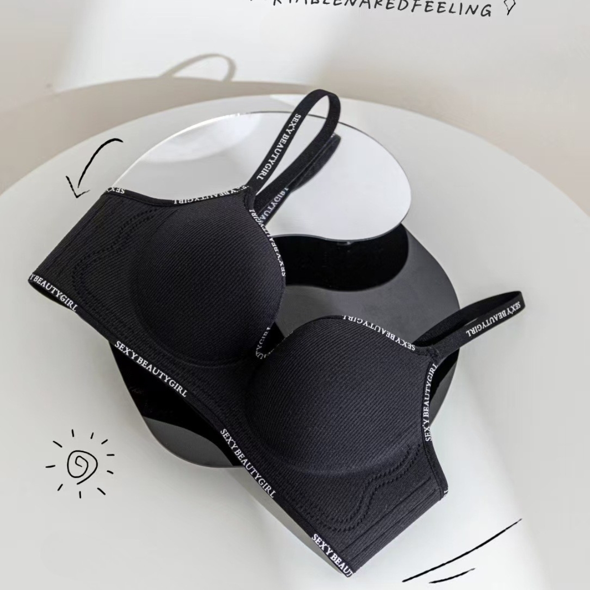 [Mã B55] Áo Lót Cotton Nữ  Mút Dày 5cm Nâng Vòng 1 Không Gọng Áo Bra Chất Cotton Không Gọng Có Mút Dày Đệm Tròn Gom Quả Chống Xệ Hạn Chế Ngấn Mỡ Lưng -- Vikam_thumbnail_10