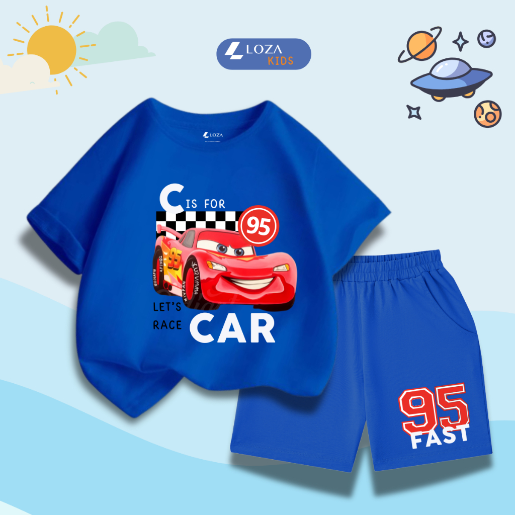 Bộ đồ bé trai in hình Ô tô - Loza SB313_thumbnail_4