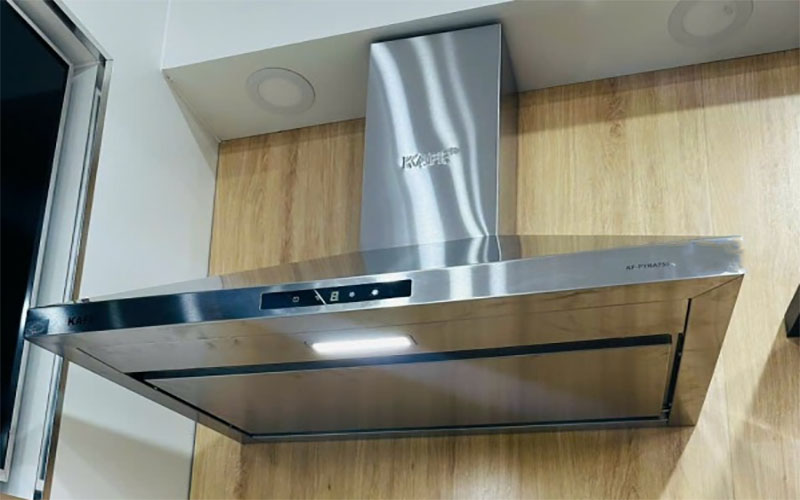Chất liệu cao cấp của máy hút mùi Kaff KF-PYRA750