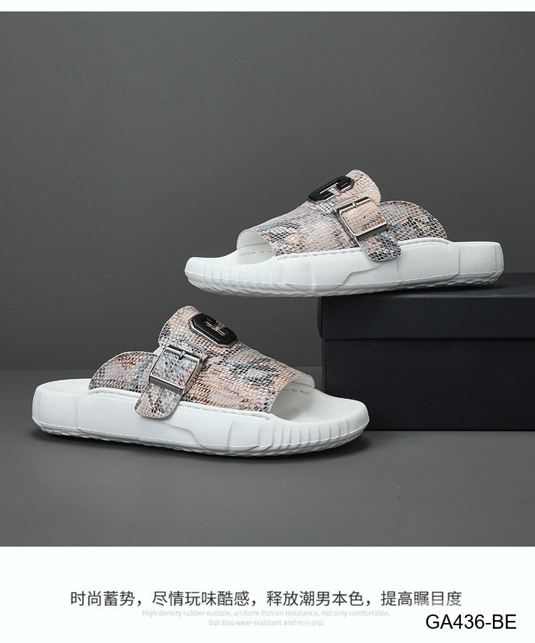 GA436 - Dép xỏ ngón nam thời trang da bò họa tiết rắn đế cao su êm chân_thumbnail_7