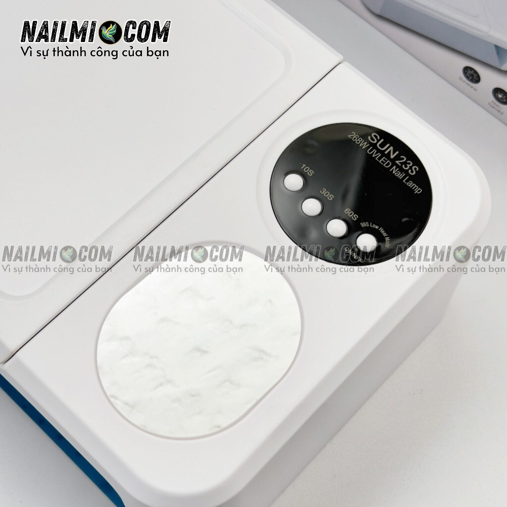 Máy hơ - không tích điện - sun 23s - đèn LED/UV hơ khô sơn gel, không làm hại mắt, không làm đen da tay chân máy to