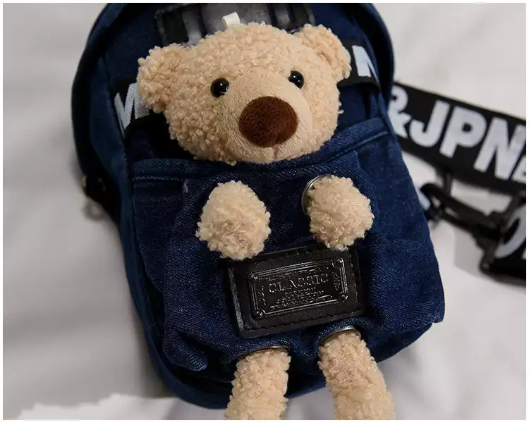 Túi Đeo Chéo Gắn Gấu Đáng Yêu_thumbnail_3