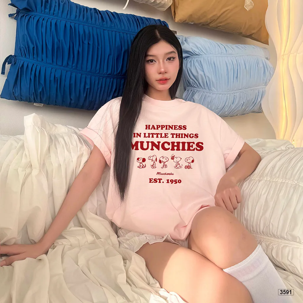 Áo thun boxy unisex in chữ năng động Miucho 3591_thumbnail_2