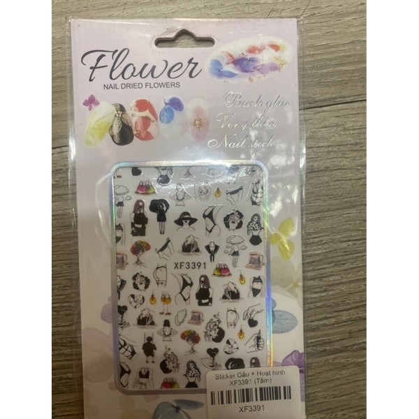 Sticker Gấu + Hoạt hình XF3391