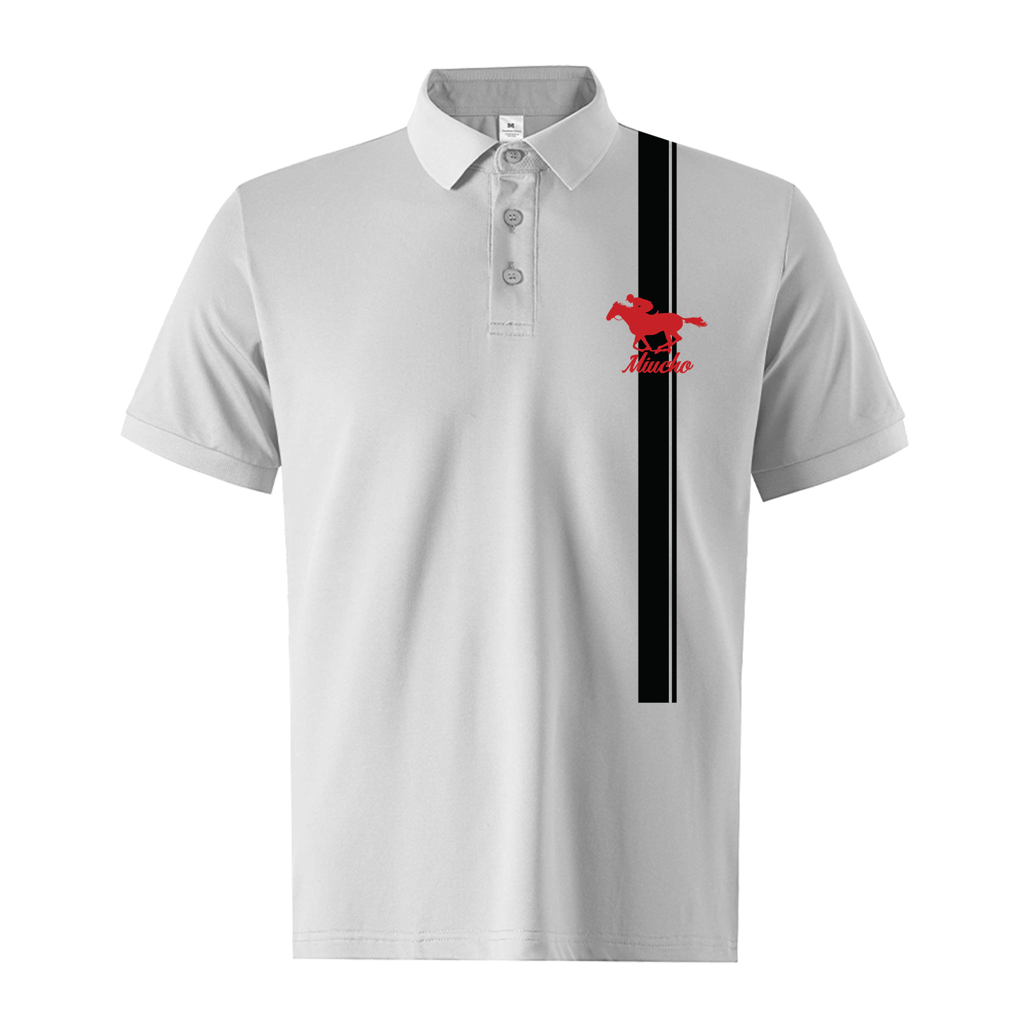 Áo polo nam phong cách vintage PLCSD2427 Miucho Iconic form vừa tay ngắn cổ trụ in artwork_thumbnail_10