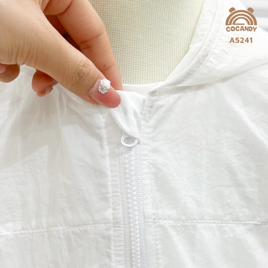 Áo khoác gió TRẮNG trơn_thumbnail_2