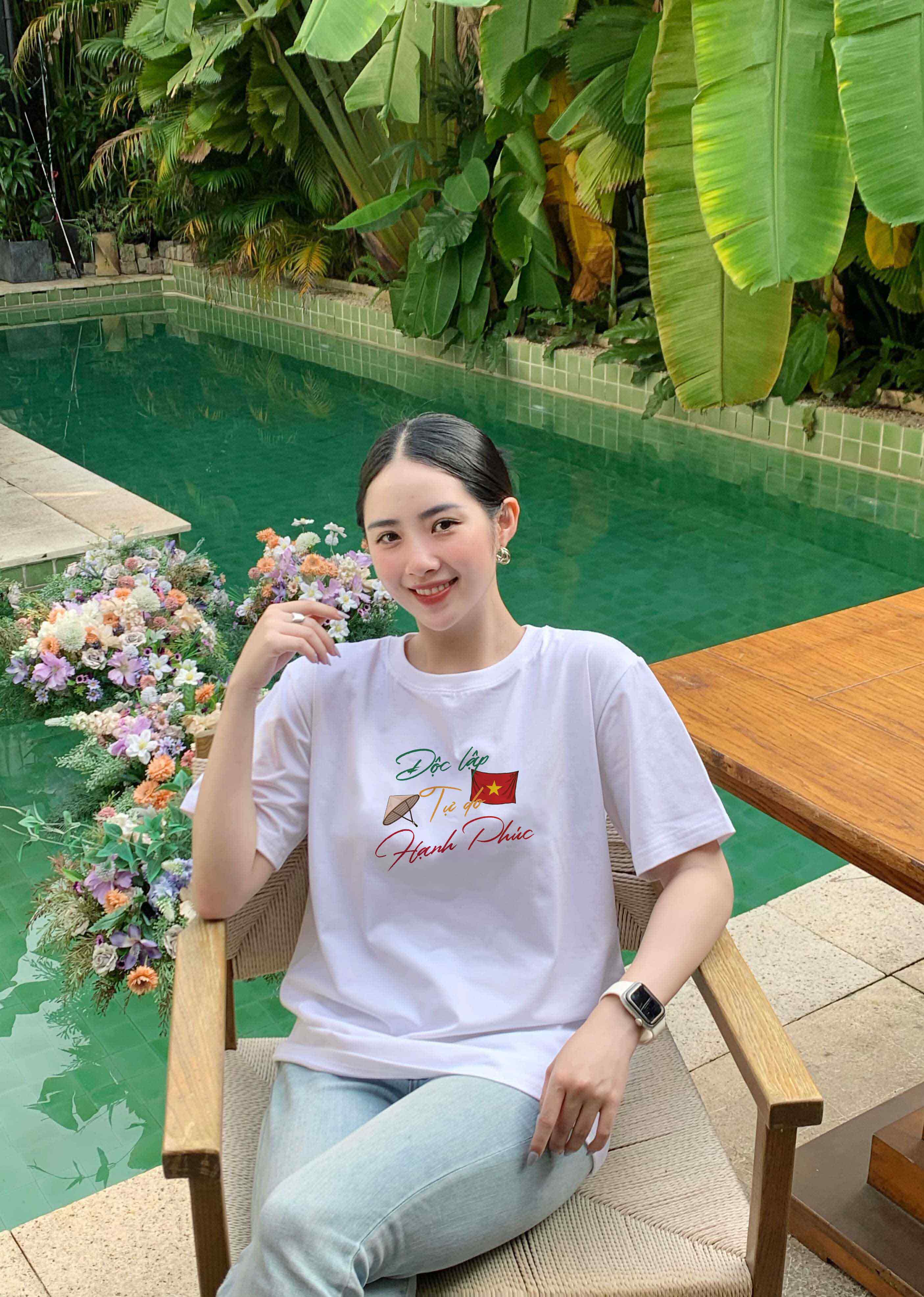 Áo thun Việt Nam tôi yêu form vừa 2136 Miucho Chic vải cotton thoáng mát co giãn cổ tròn in mix_thumbnail_6